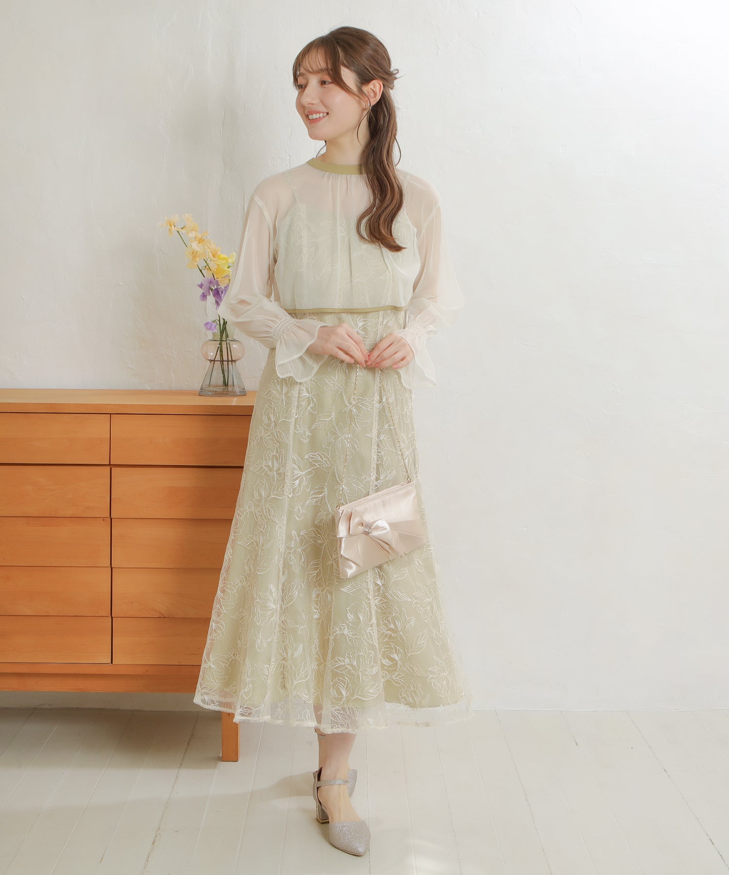 イエロー　model：163cm　着用サイズ：M