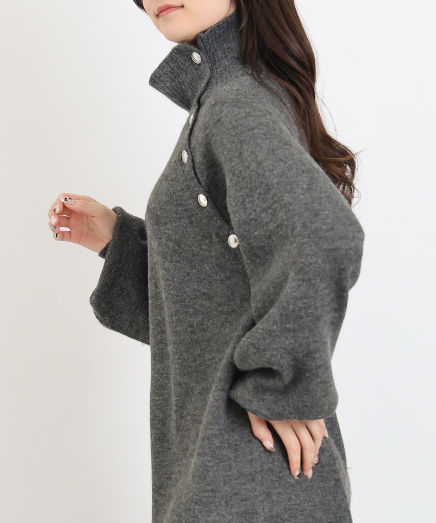 チャコール　model:160 　着用サイズ：M