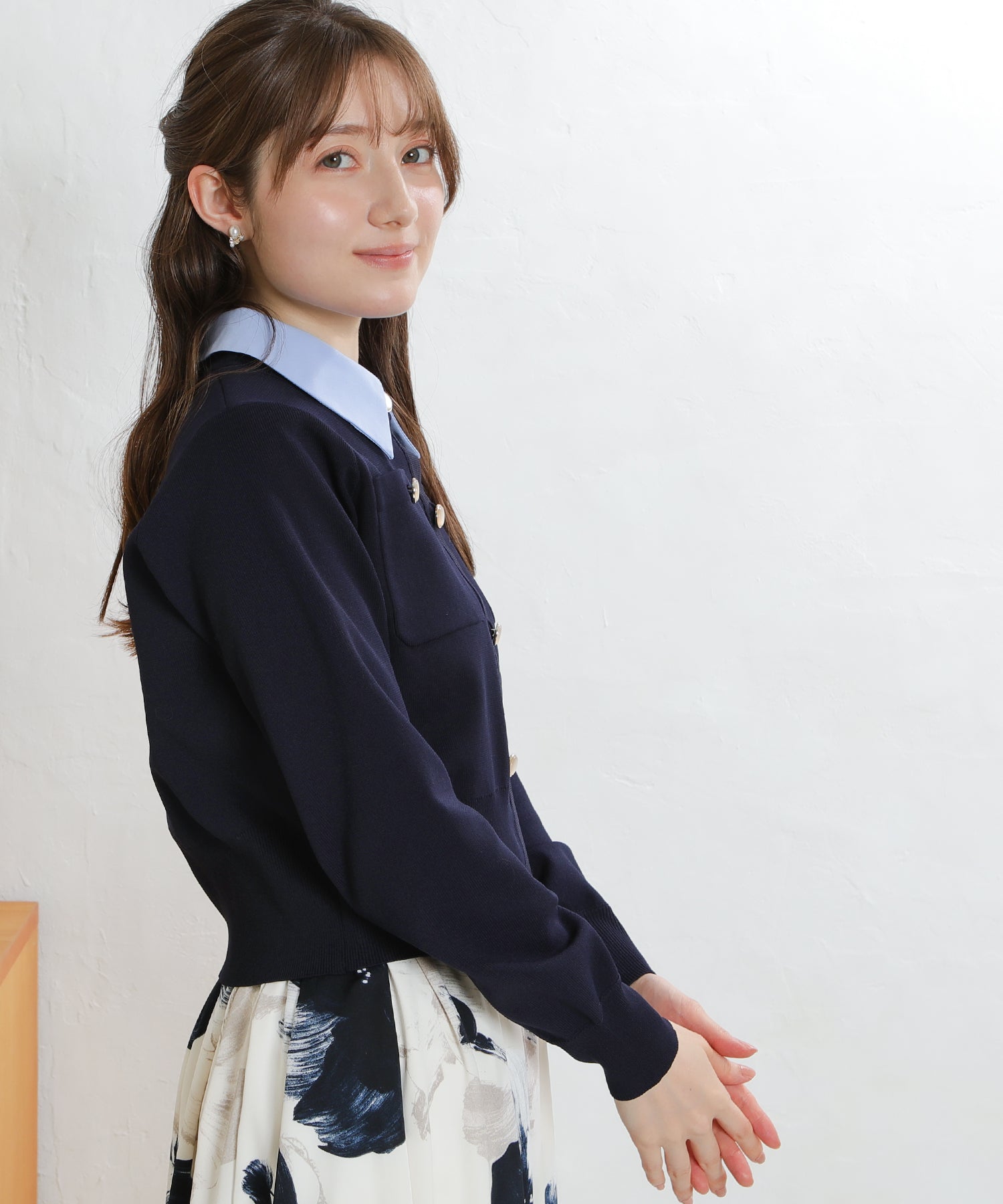 ネイビー　model：163㎝　着用サイズ：M