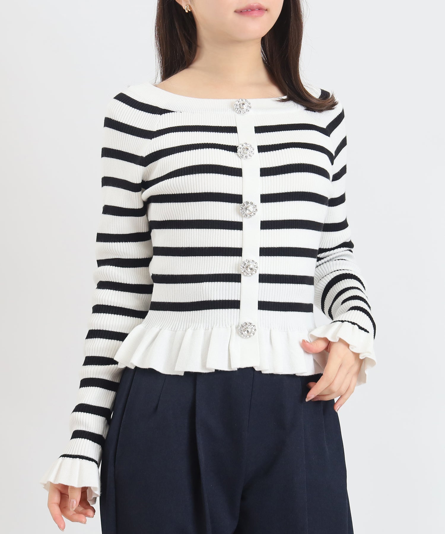 ホワイト×ブラック