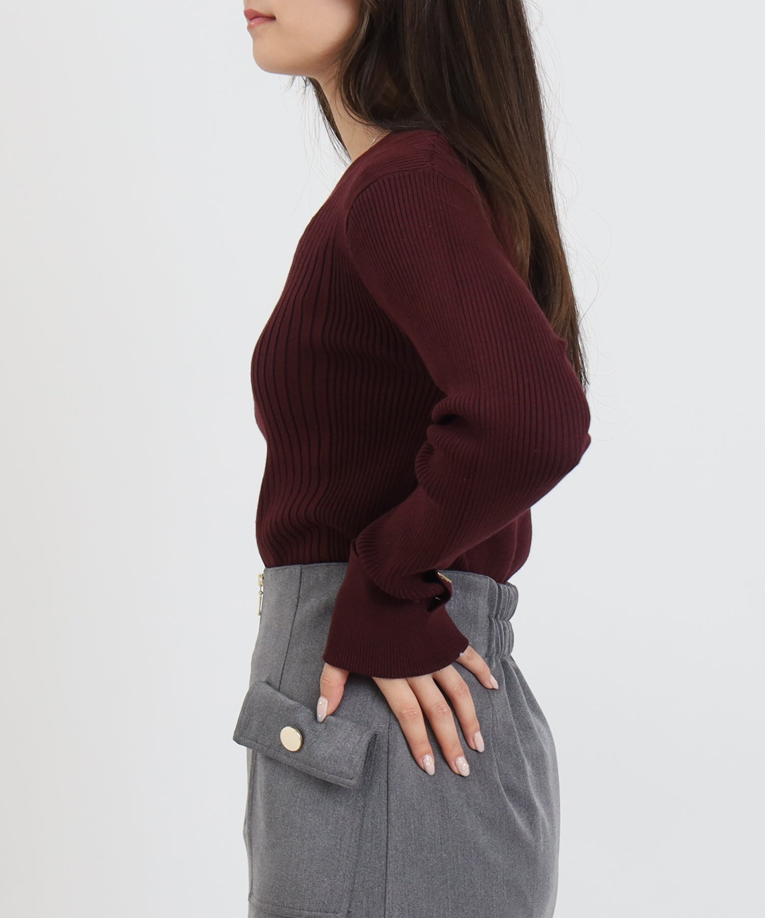 ワイン　model：160cm　着用サイズ：M