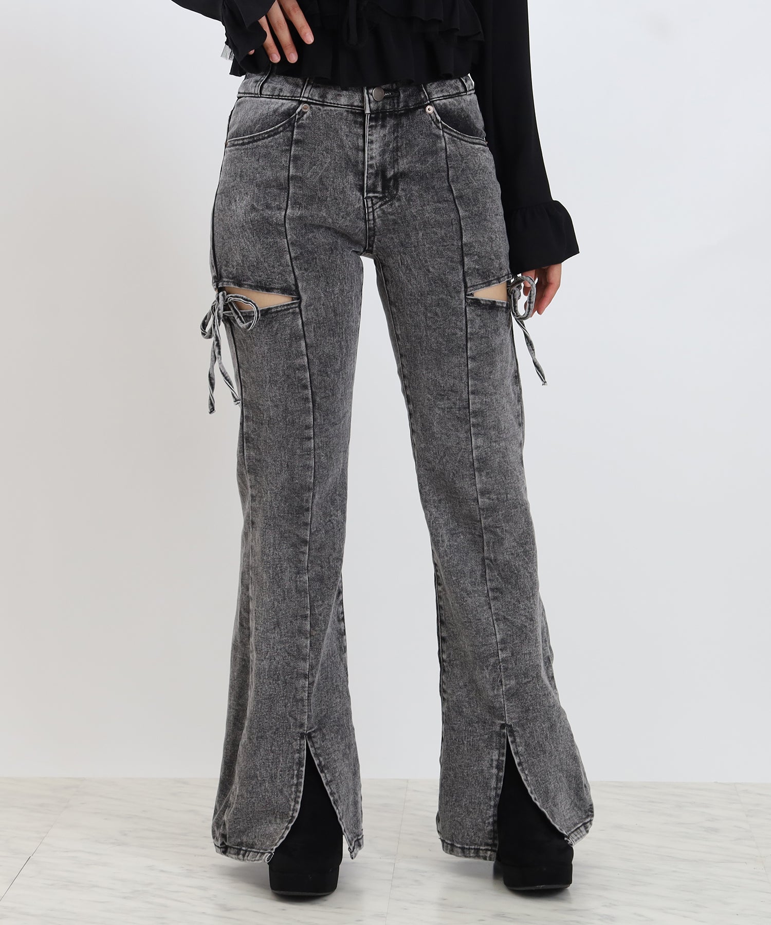 チャコール　model：156　着用サイズ：S