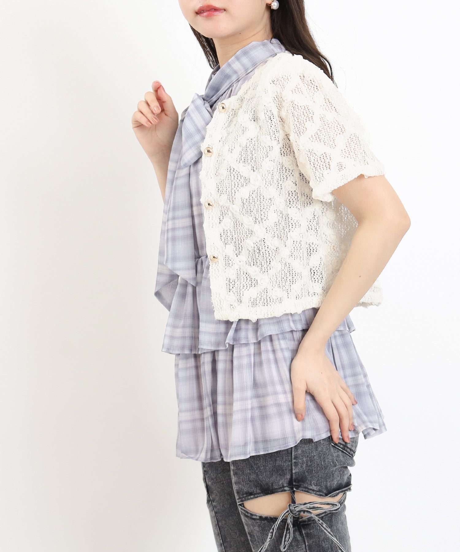 アイボリー　model：156　着用サイズ：M