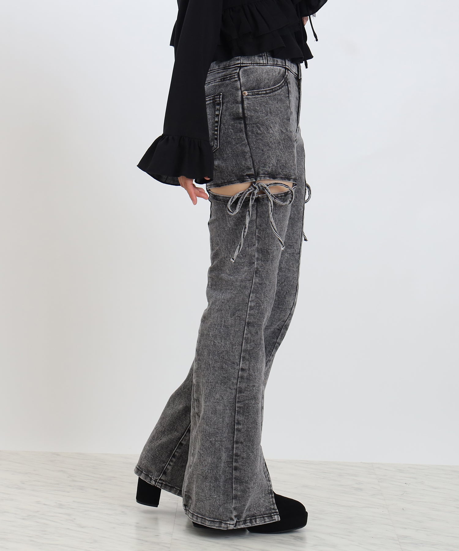 チャコール　model：156　着用サイズ：S