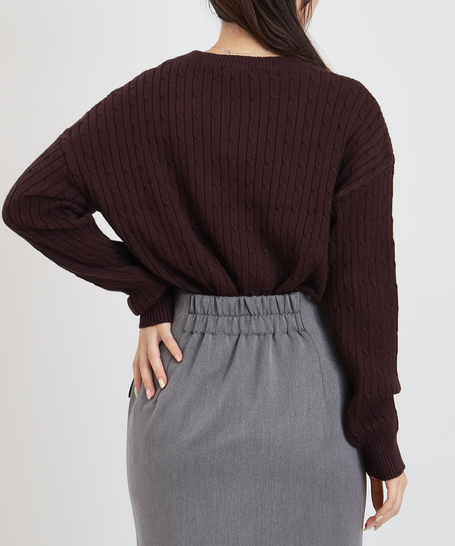 ブラウン　model：160　着用サイズ：M