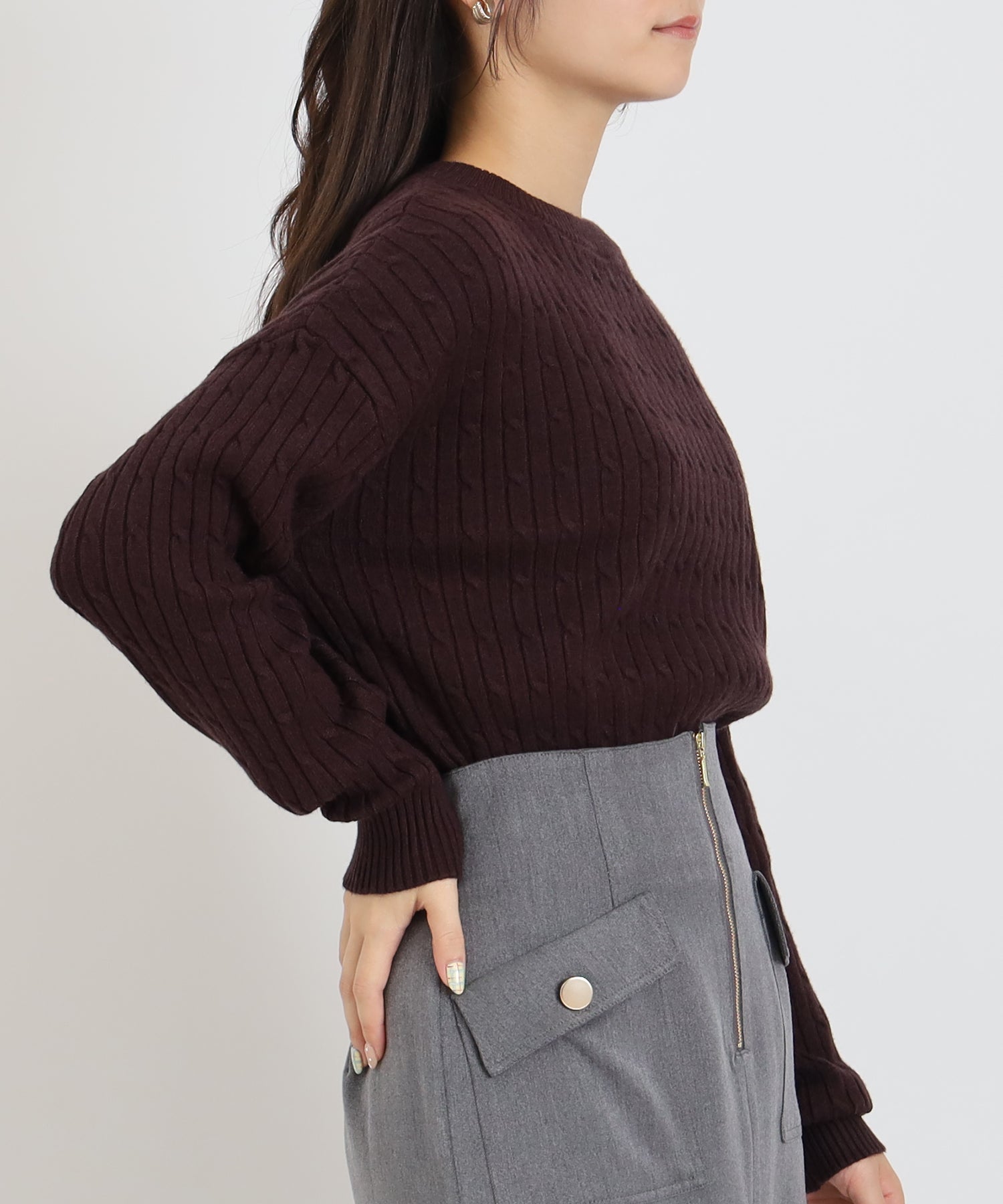 ブラウン　model：160　着用サイズ：M