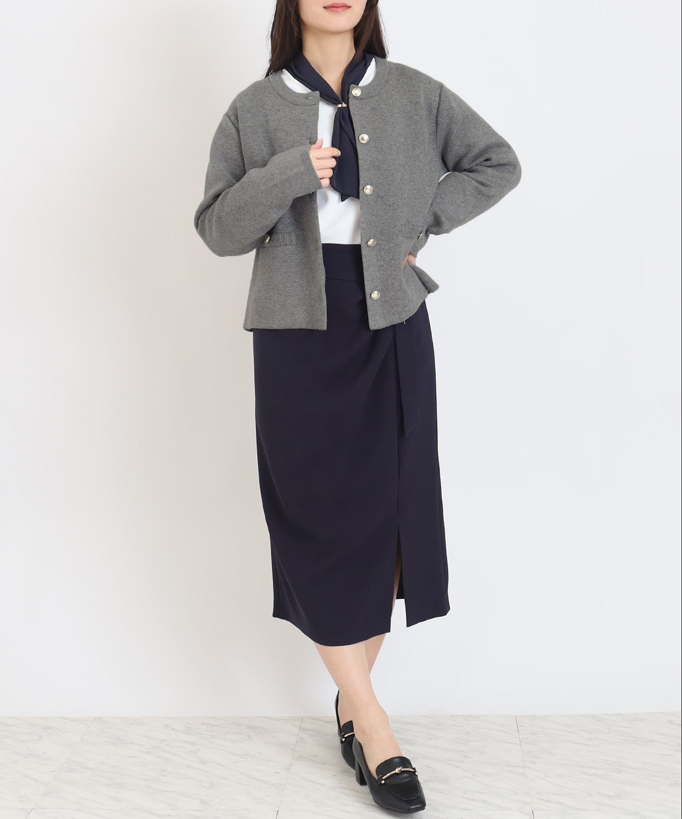 チャコール　model：160　着用サイズ：M