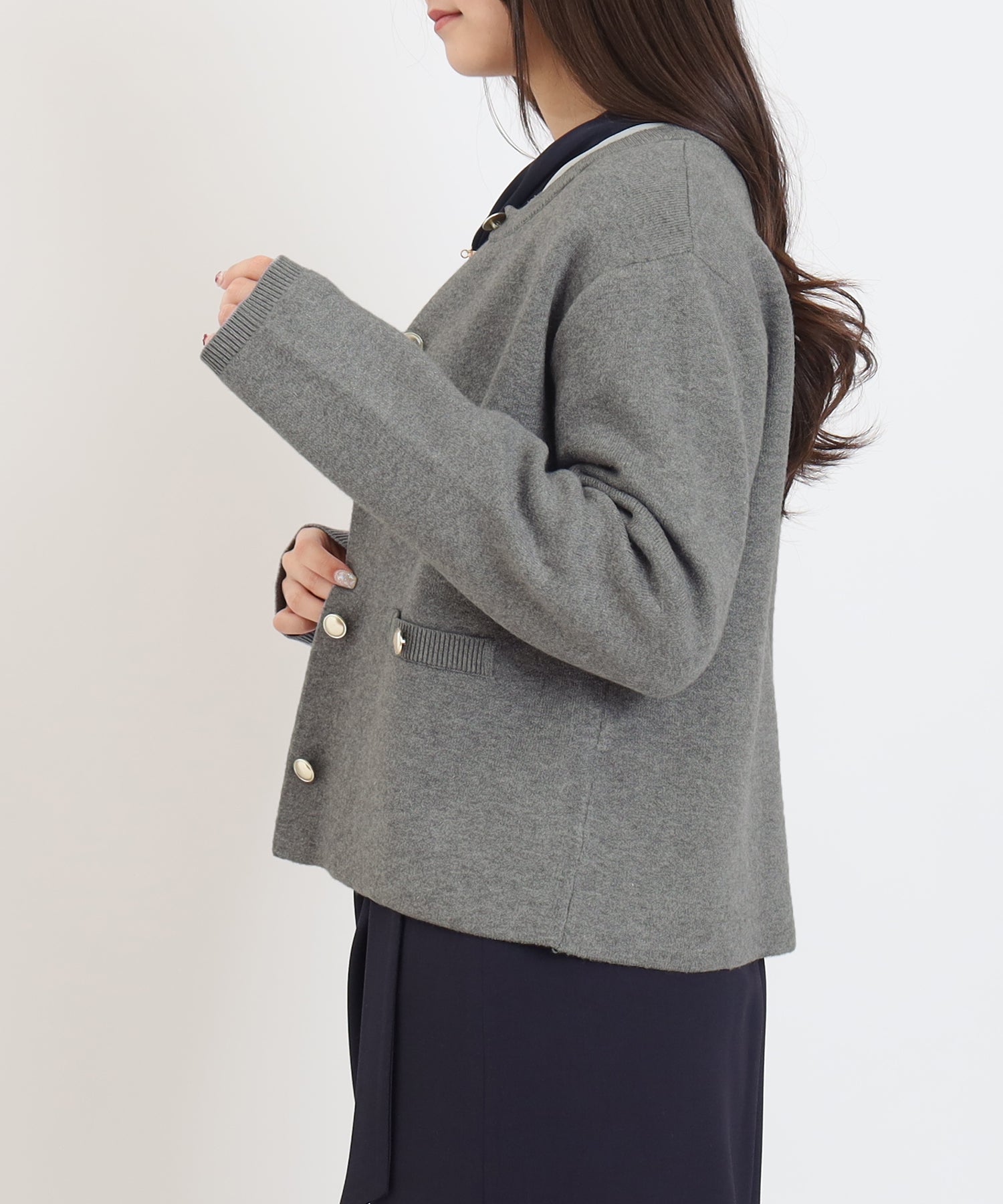 チャコール　model：160　着用サイズ：M