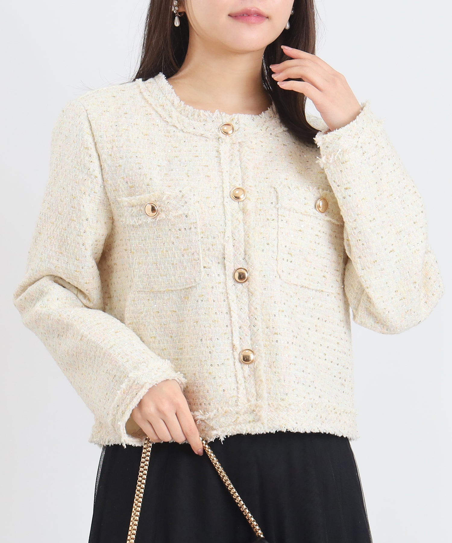 アイボリー　model：156　着用サイズ：M