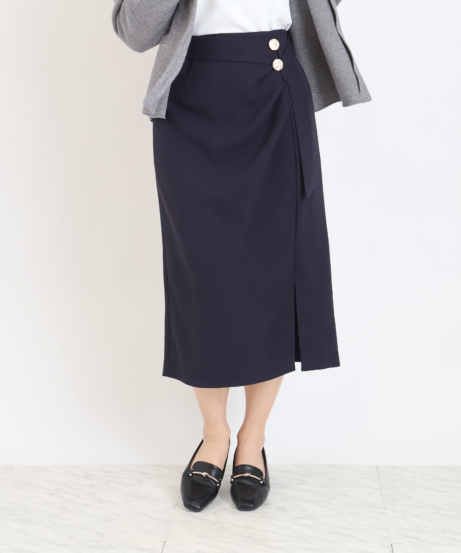 ネイビー　model:160 　着用サイズ：M