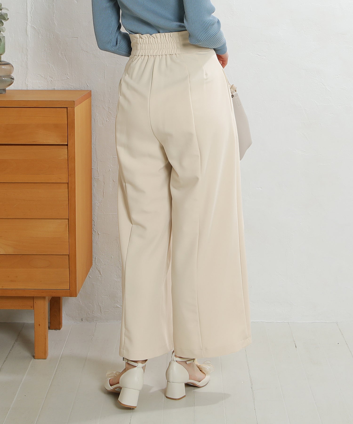 アイボリー　model:163cm  着用サイズ：M