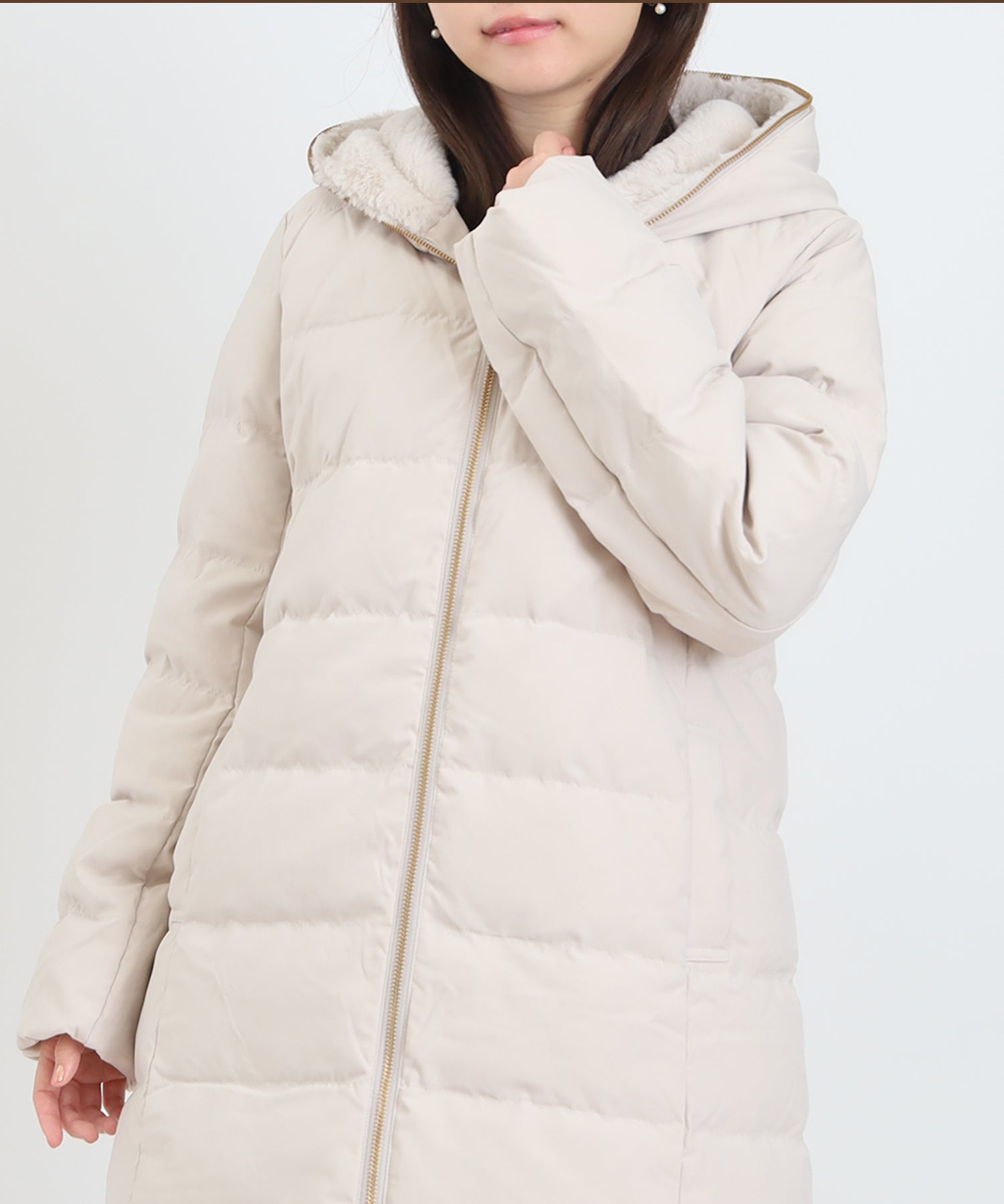 アイボリー　mode：156　着用サイズ：M