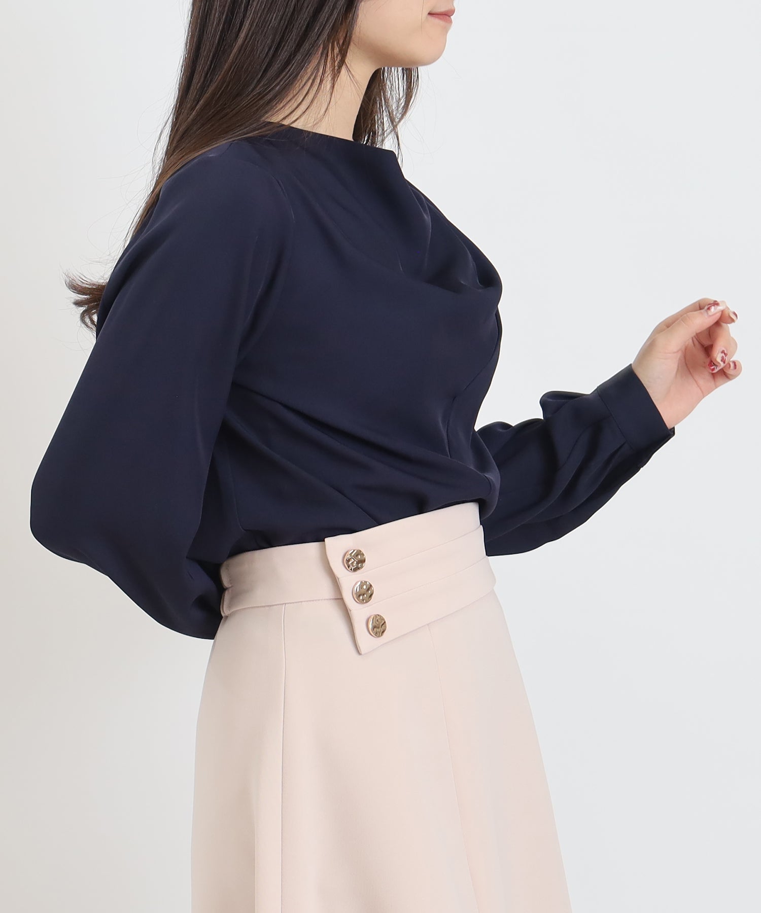 ネイビー　model:160cm   着用サイズ：M