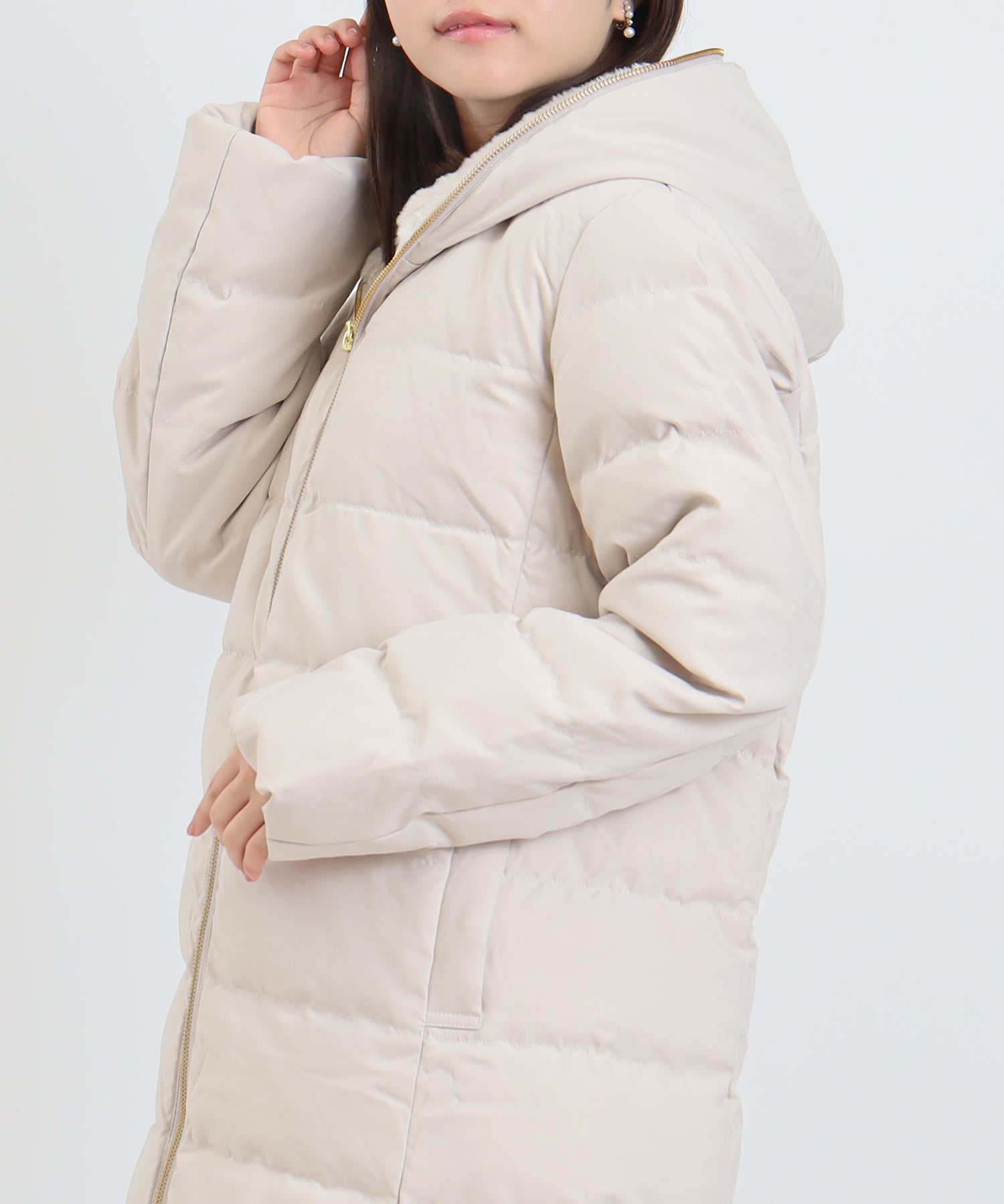 アイボリー　mode：156　着用サイズ：M