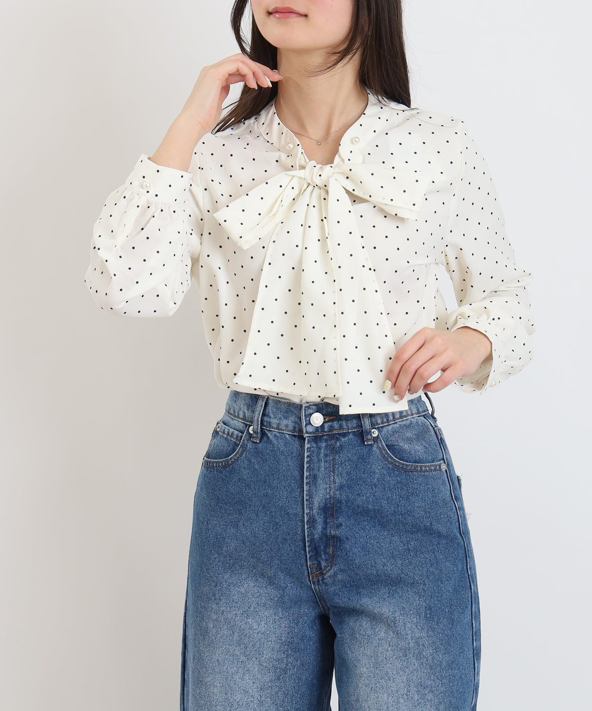 ホワイト　model：160㎝　着用サイズ：M