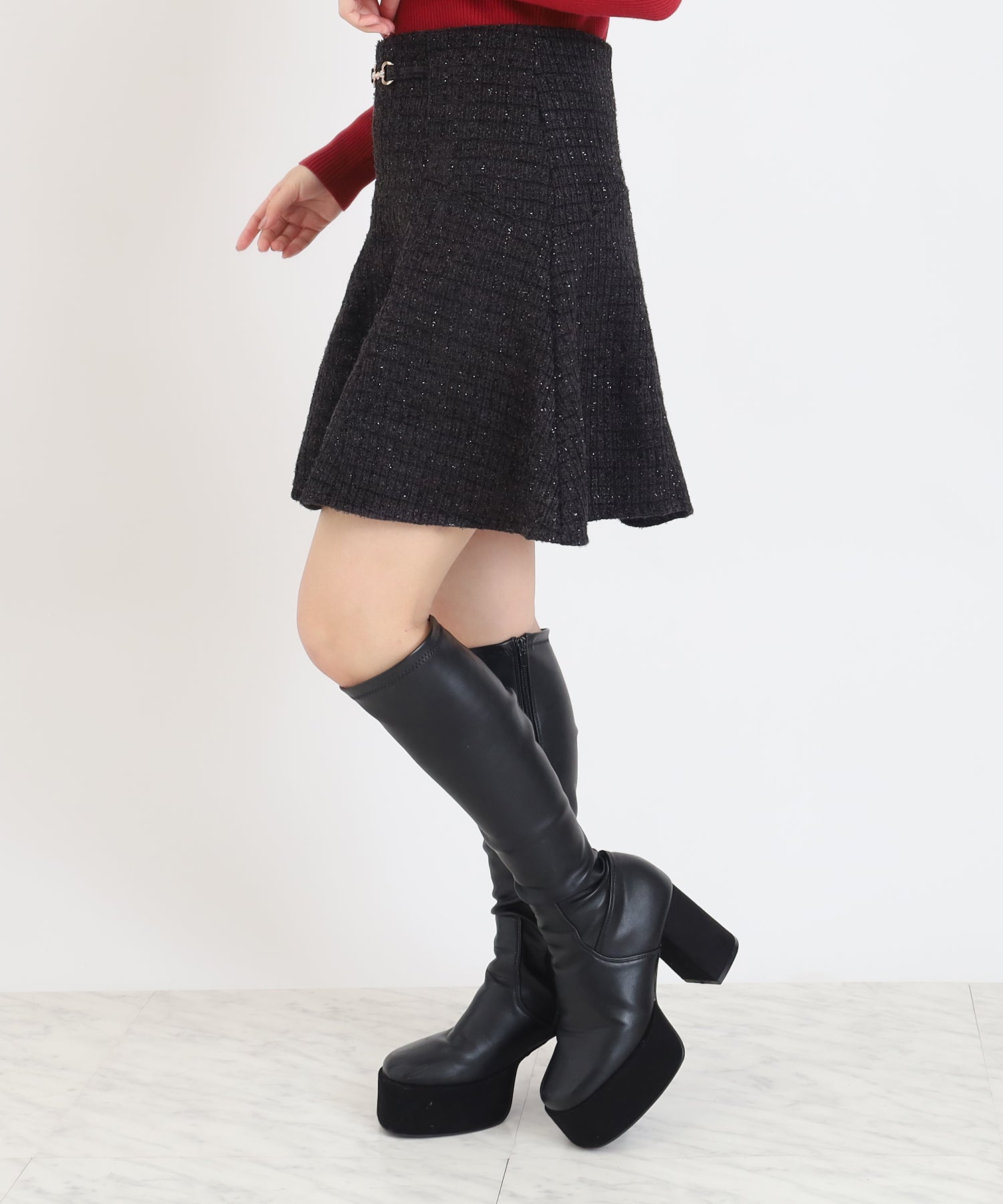 ブラック　model：156　着用サイズ：M