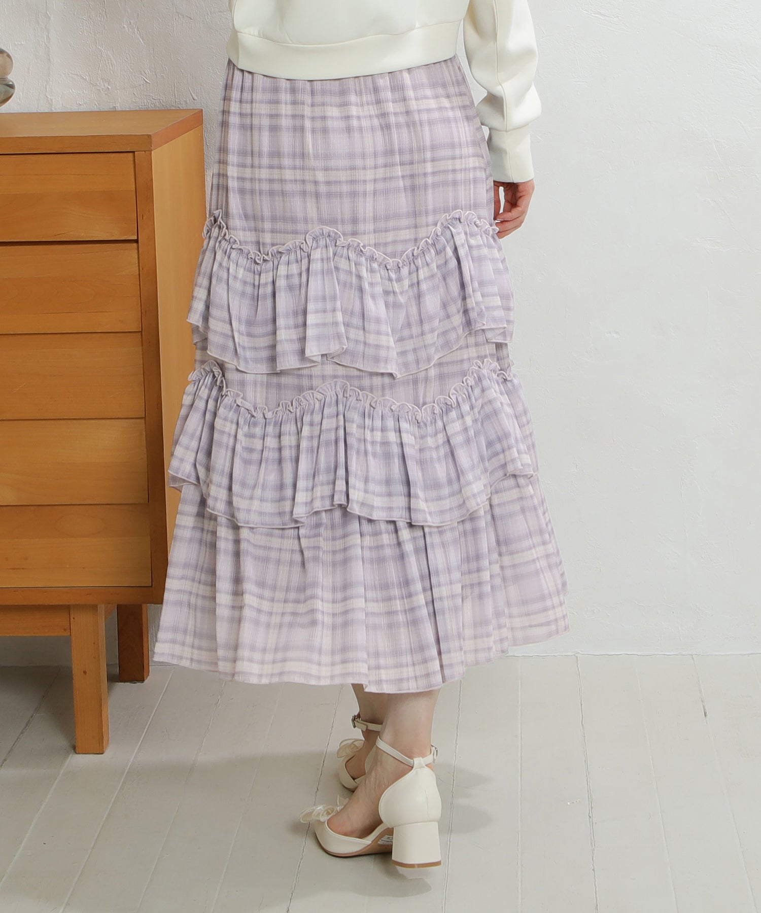 ラベンダー　model:163cm  着用サイズ：M