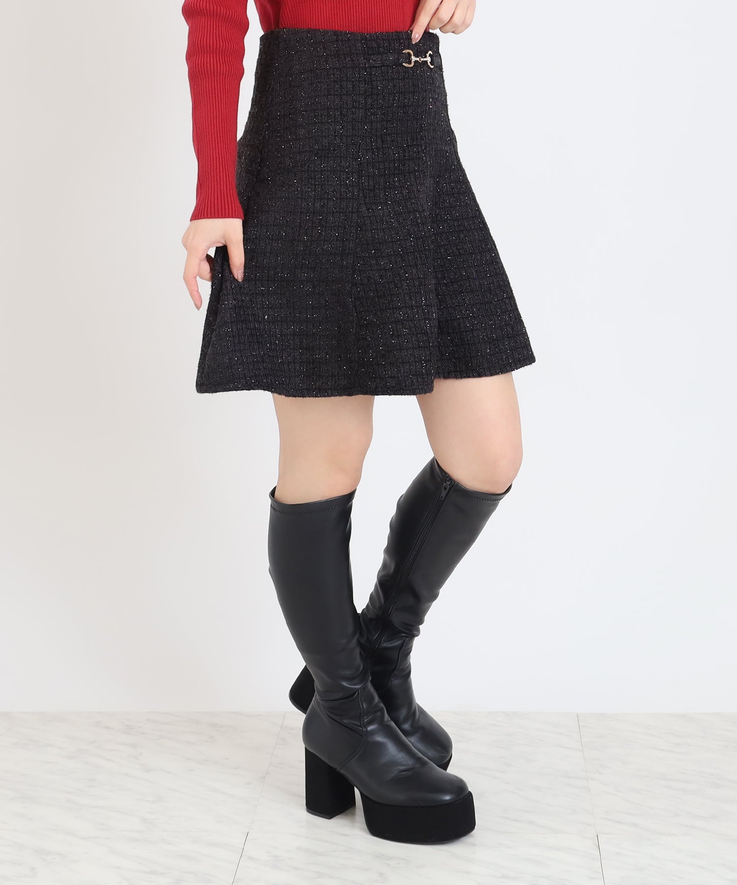 ブラック　model：156　着用サイズ：M