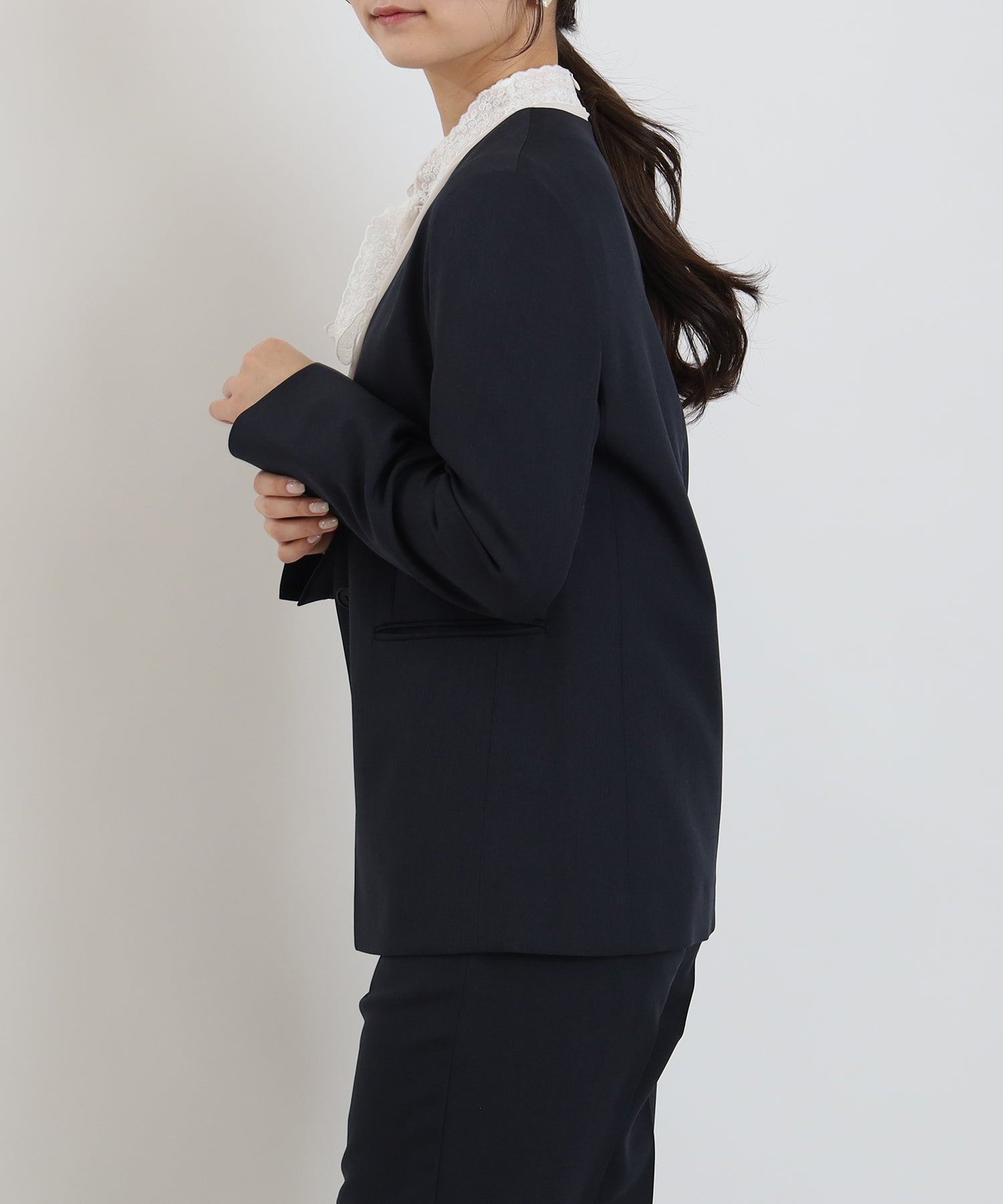 ネイビー　model:160cm  着用サイズ：M