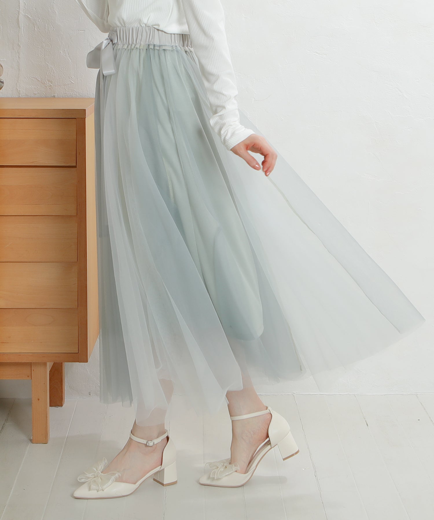 ミント　model：163　着用サイズ：M