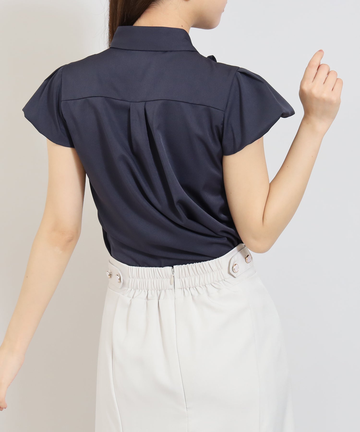 ネイビー　model:156cm  着用サイズ：M
