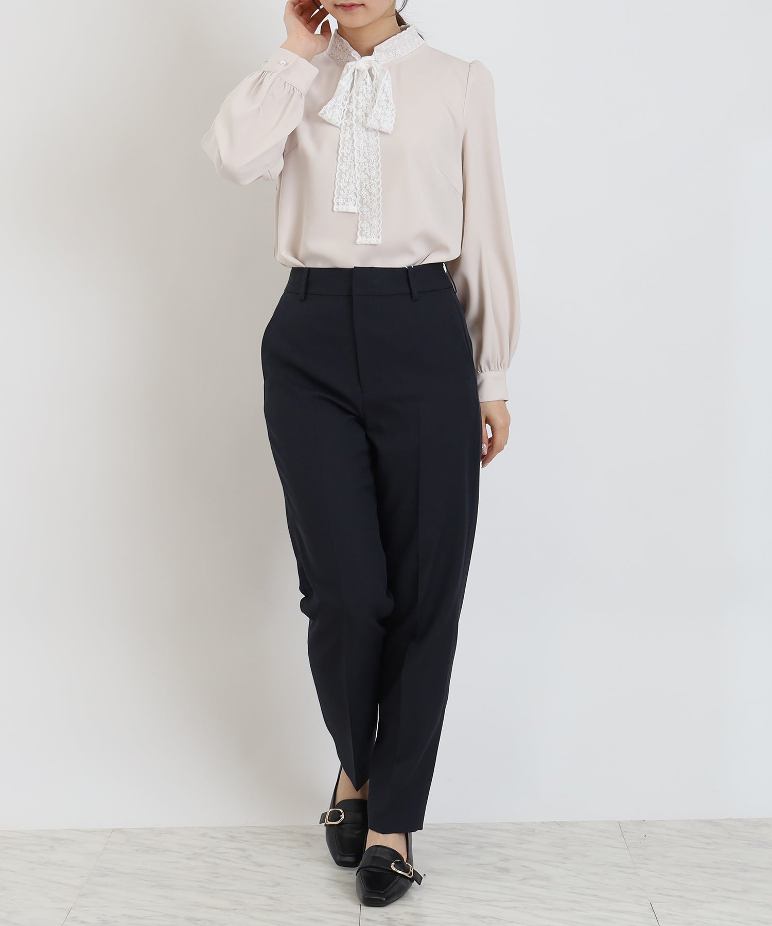 ネイビー　model:160cm  着用サイズ：M