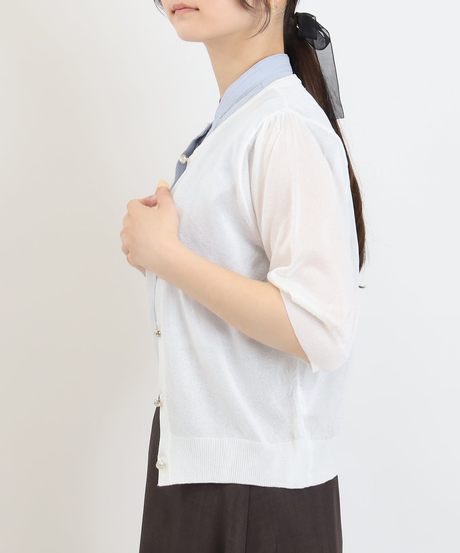 ホワイト　model：160　着用サイズ：M