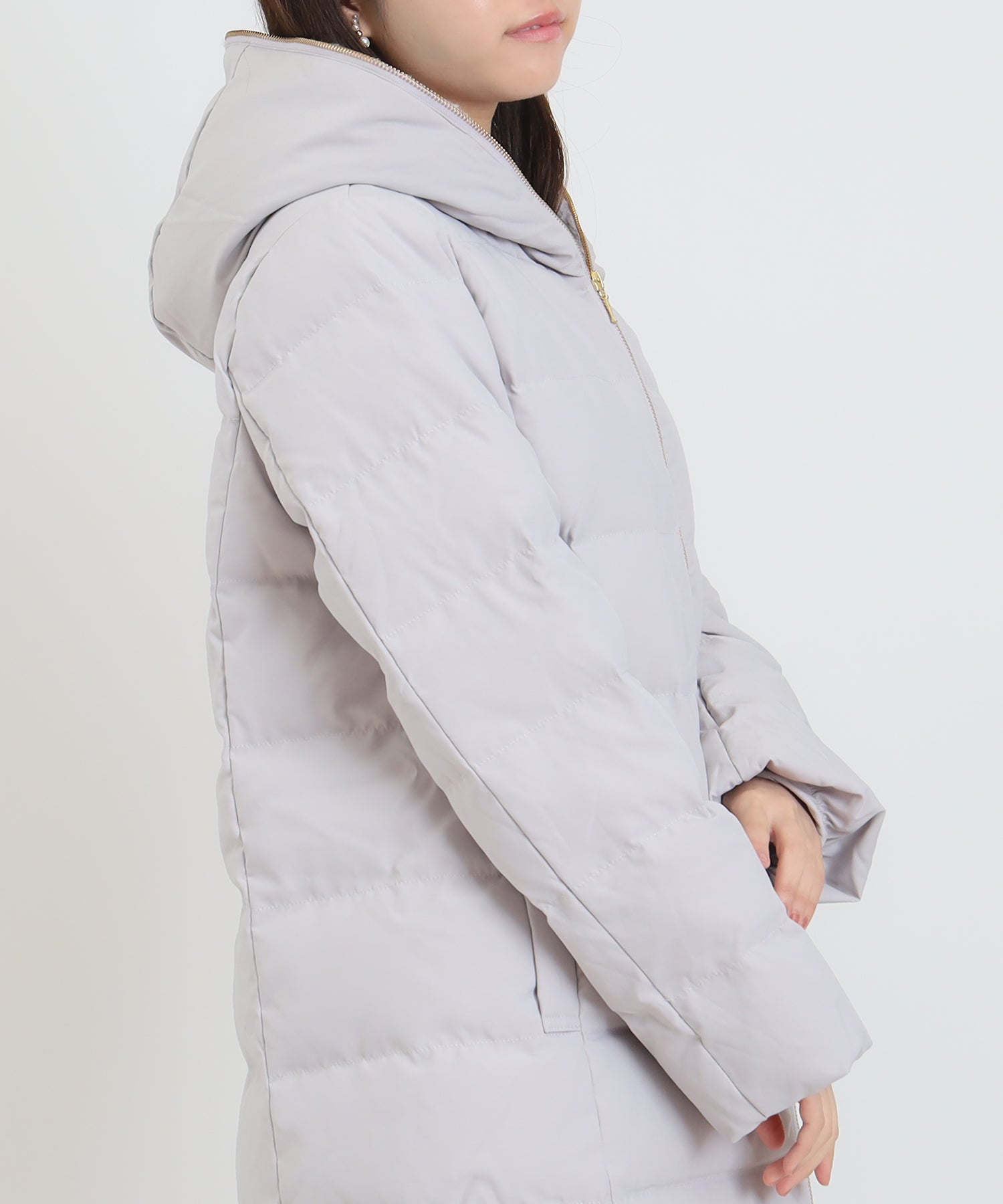 ライトグレー　mode：156　着用サイズ：M