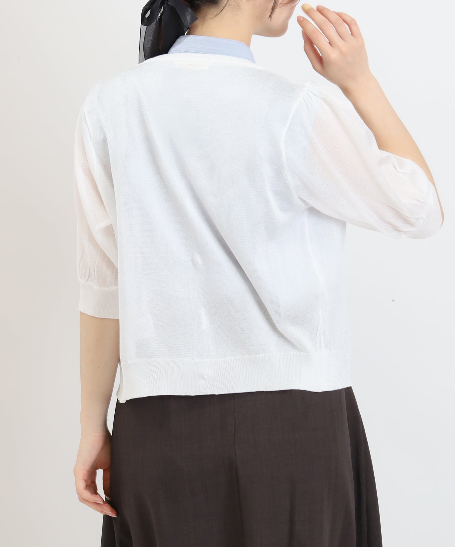 ホワイト　model：160　着用サイズ：M