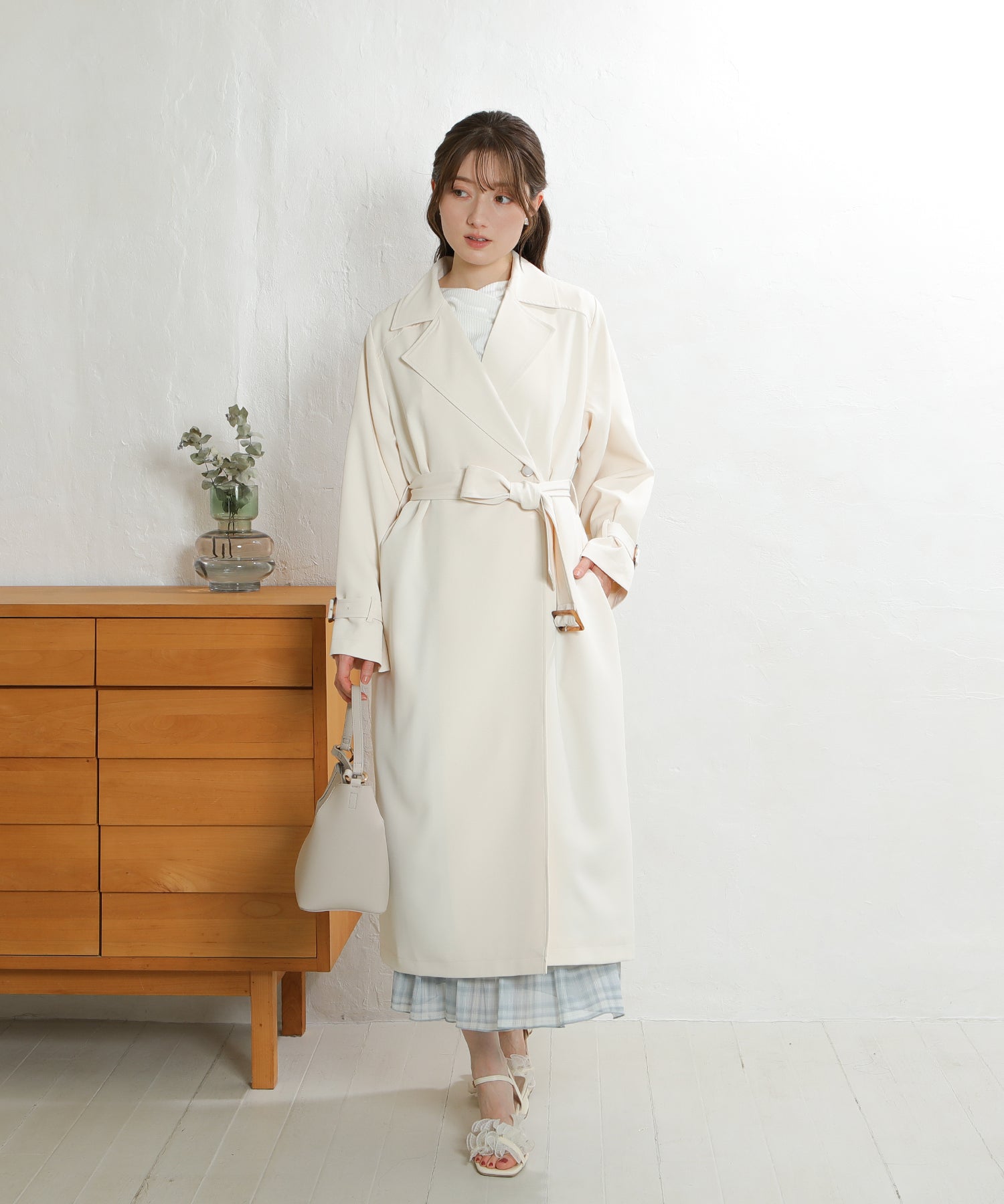 アイボリー　model：163　着用サイズ：M