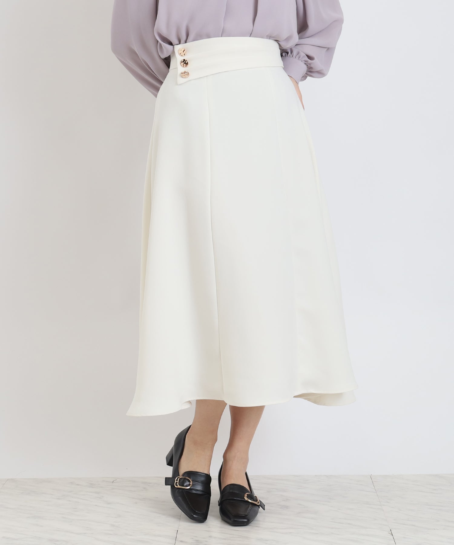 ホワイト　model:160cm  着用サイズ：M