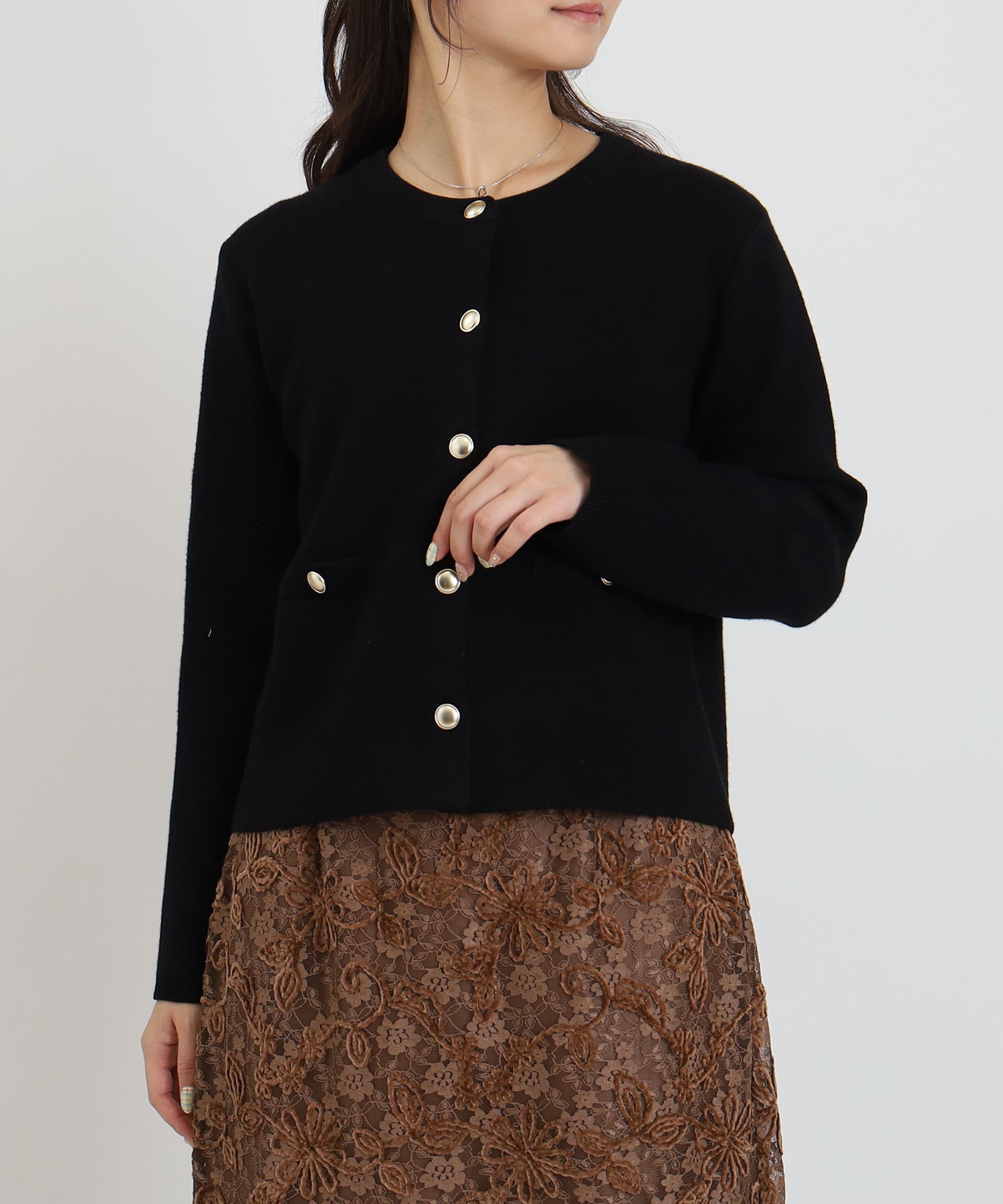 ブラック　model:160㎝　着用サイズ：M