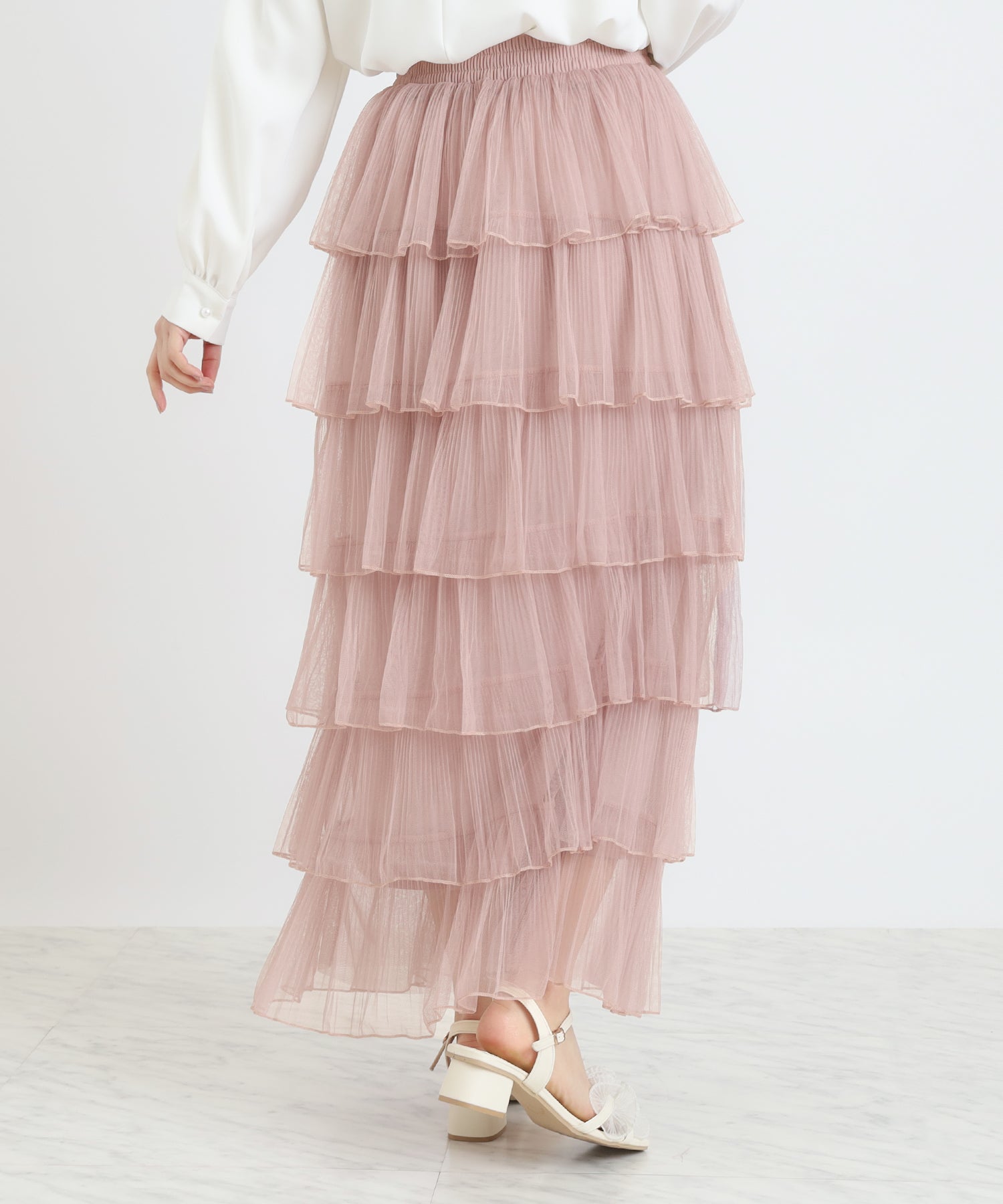 ピンク　model：156　着用サイズ：M