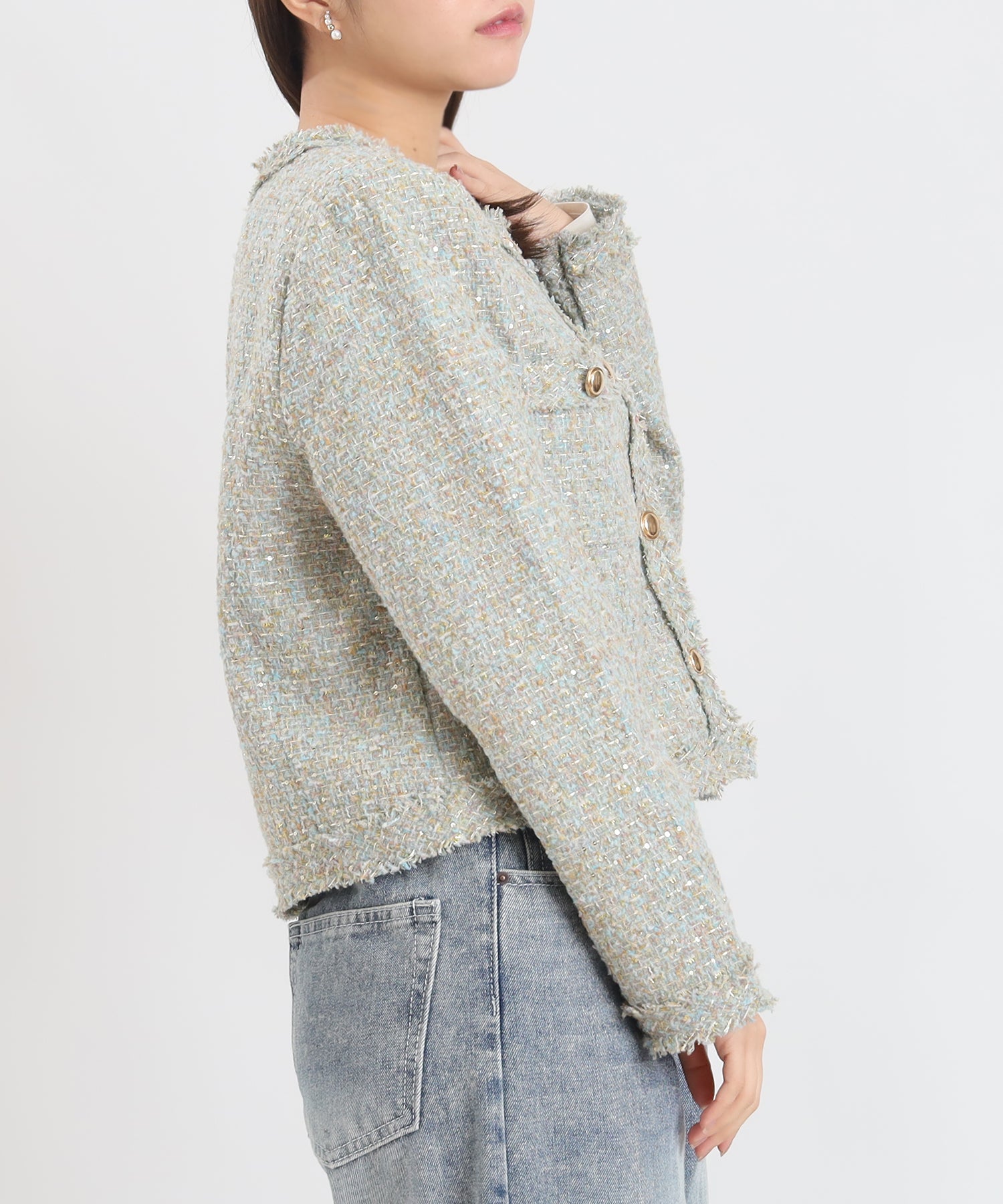 グリーン　model：156　着用サイズ：M