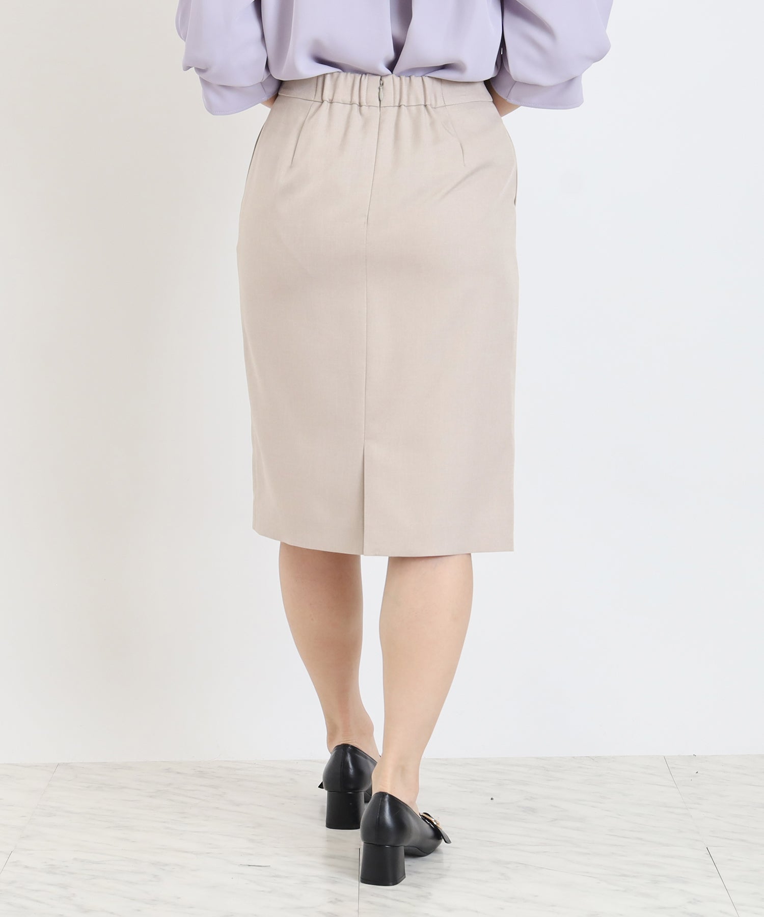 グレージュ　model:160cm  着用サイズ：M