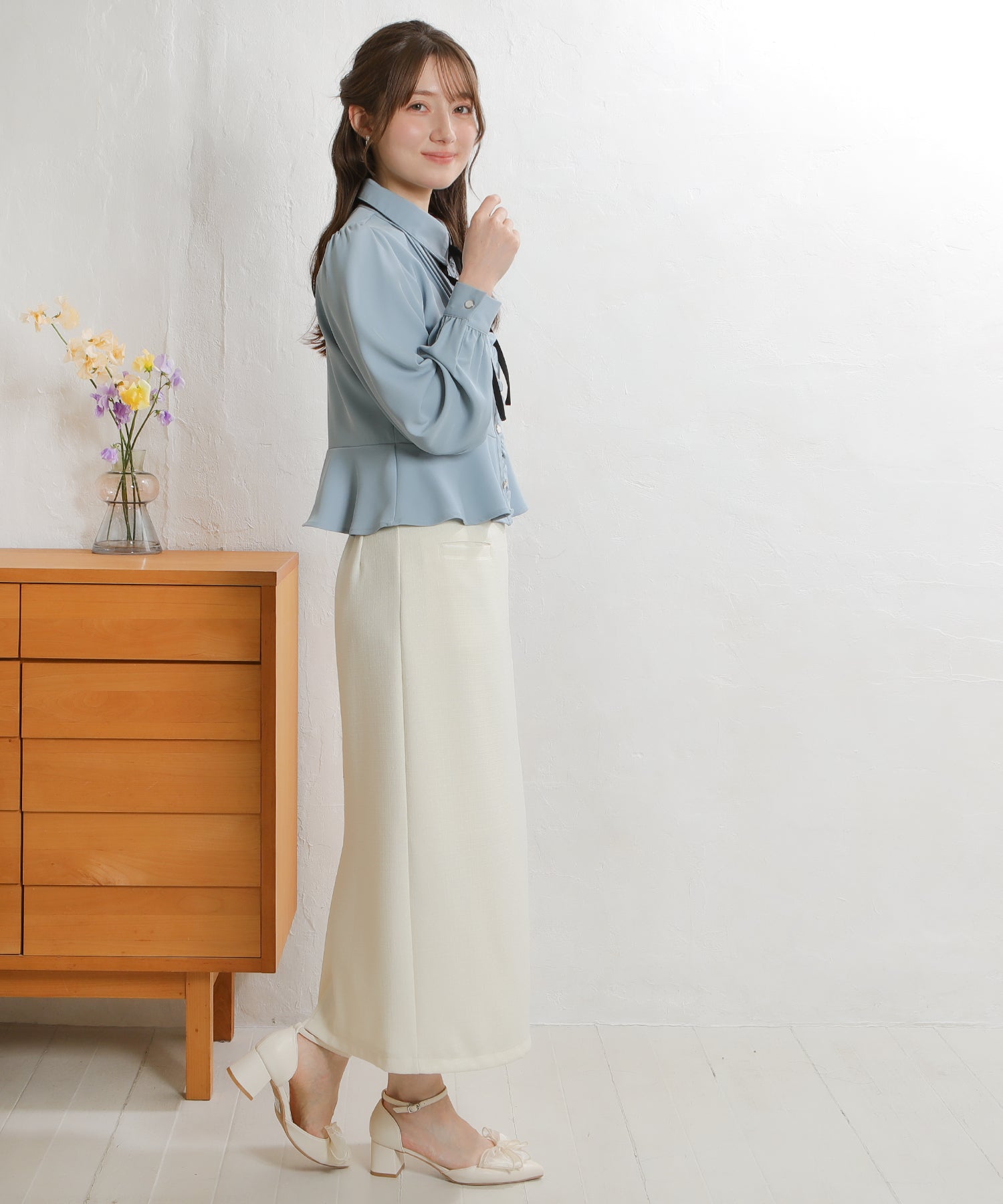 ベージュ　model：171㎝　着用サイズ：M