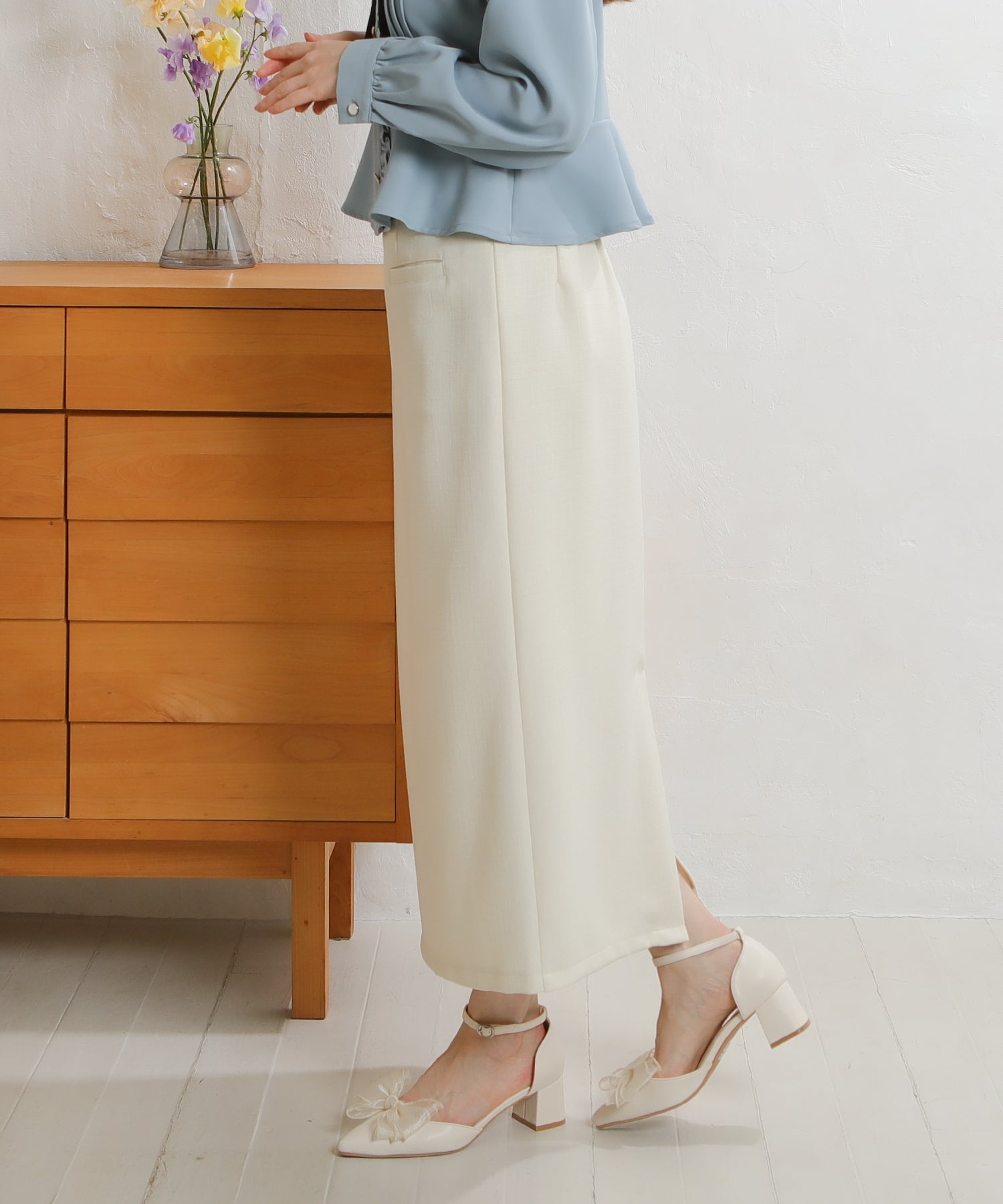 ベージュ　model：171㎝　着用サイズ：M