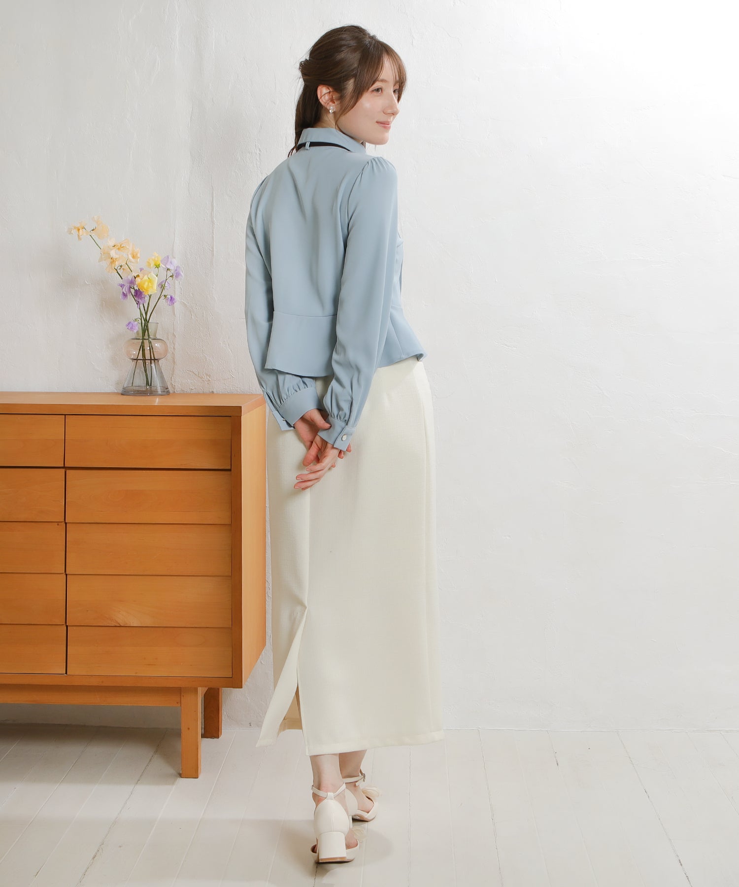 ベージュ　model：171㎝　着用サイズ：M