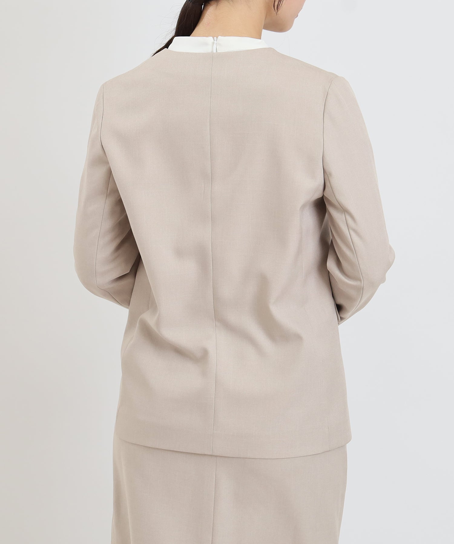 グレージュ　model:160cm  着用サイズ：S