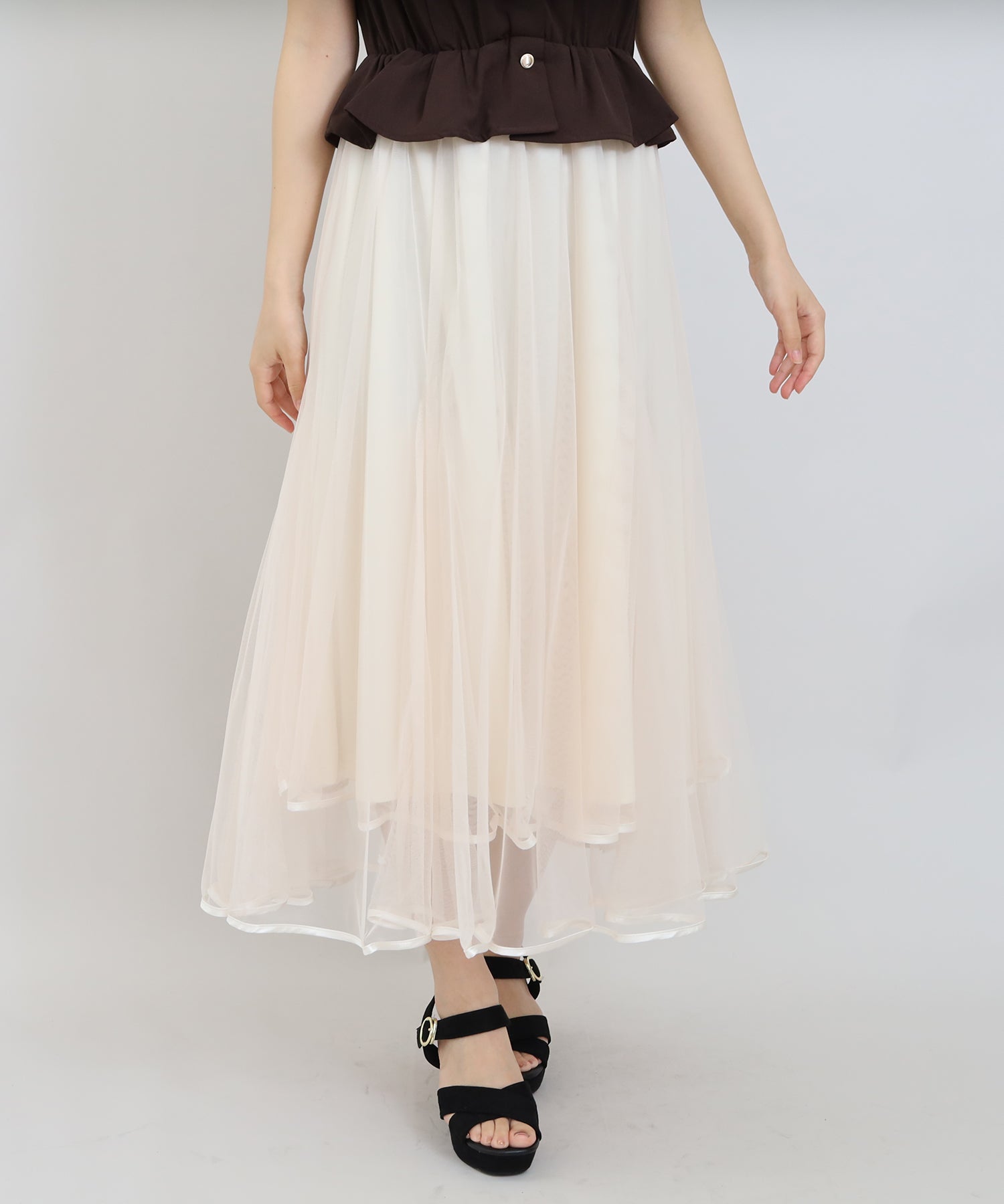 ブラウン　model:156cm  着用サイズ：M