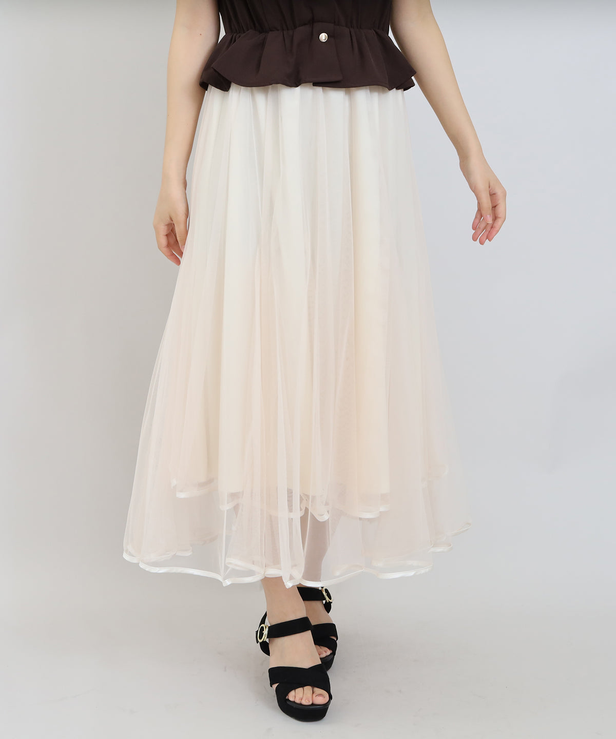 ブラウン　model:156cm  着用サイズ：M