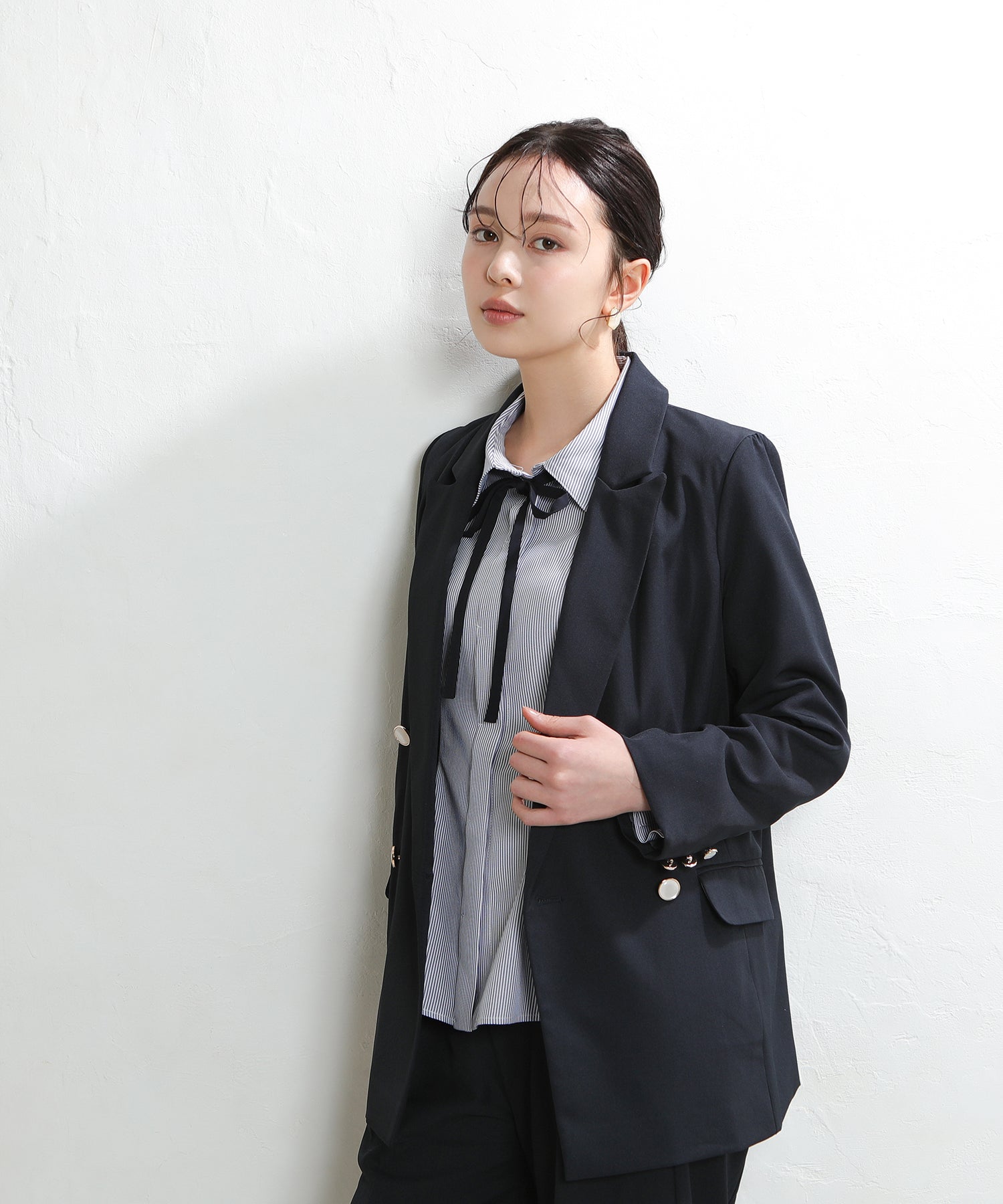 ネイビー　model：171　着用サイズ：M