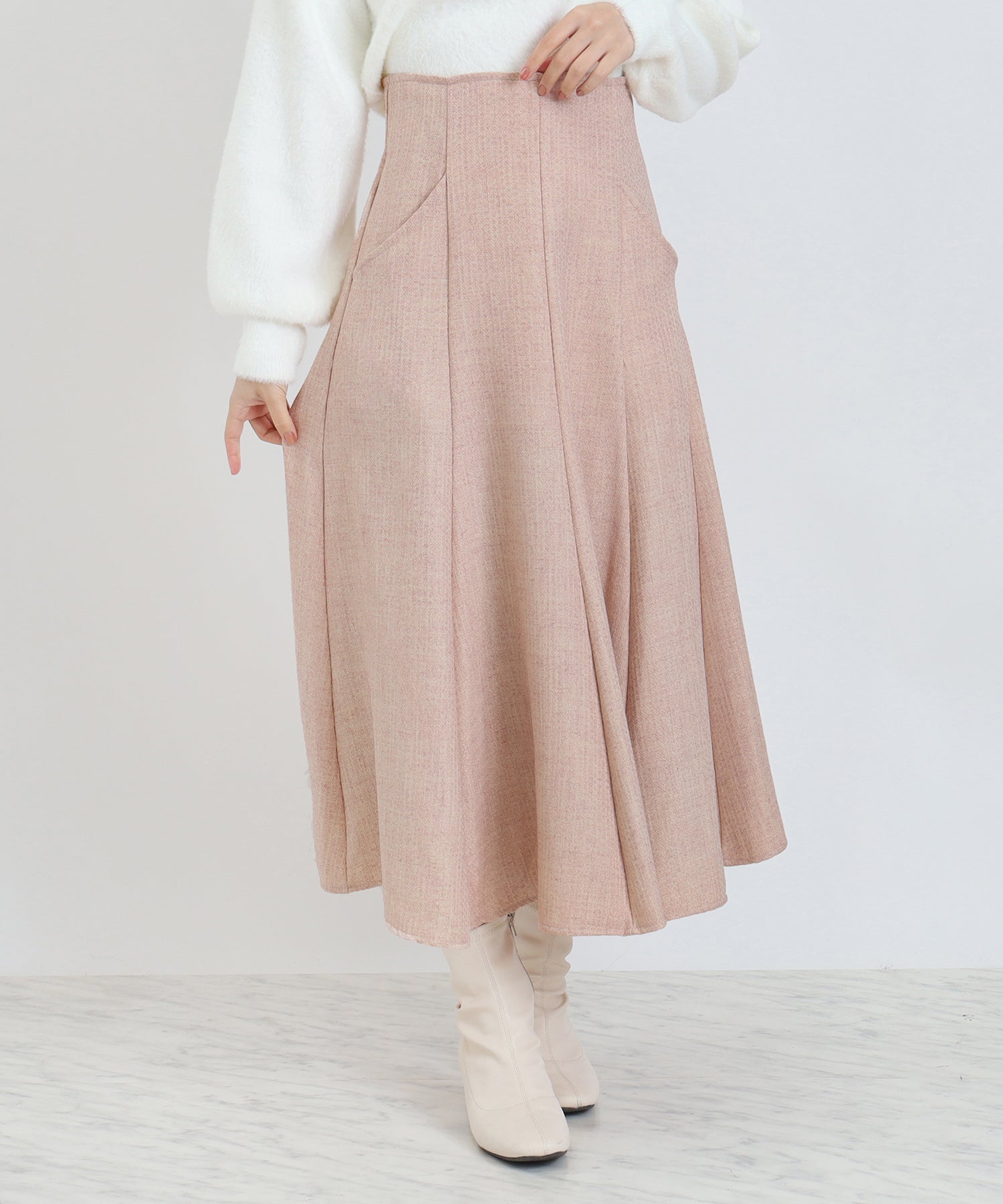 ピンク　model:156cm  着用サイズ：M