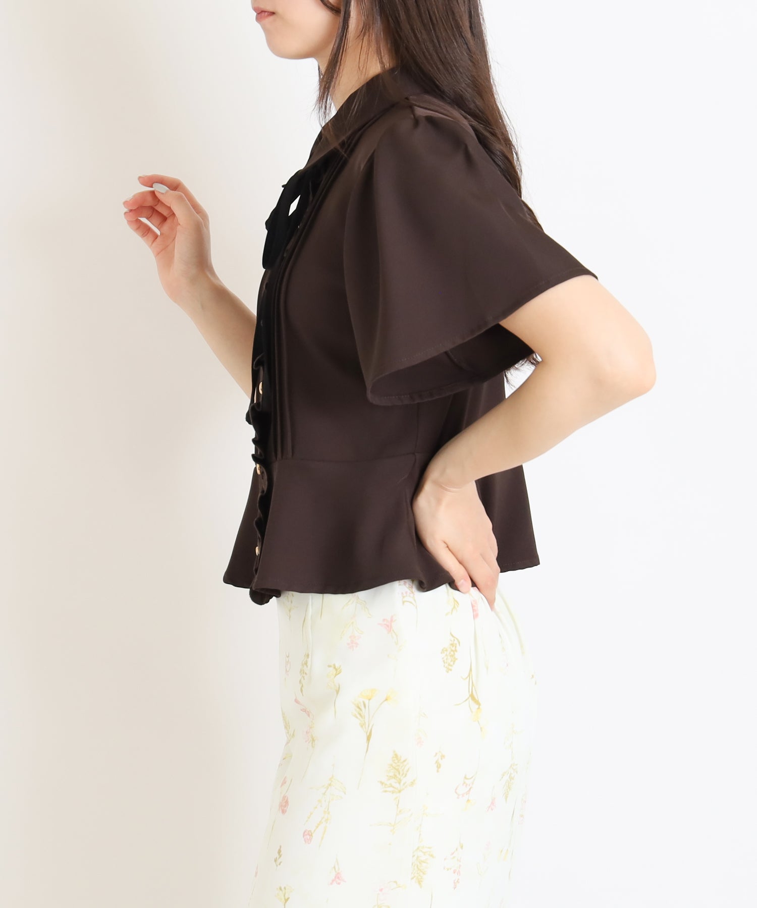 ブラウン　model:160cm  着用サイズ：M