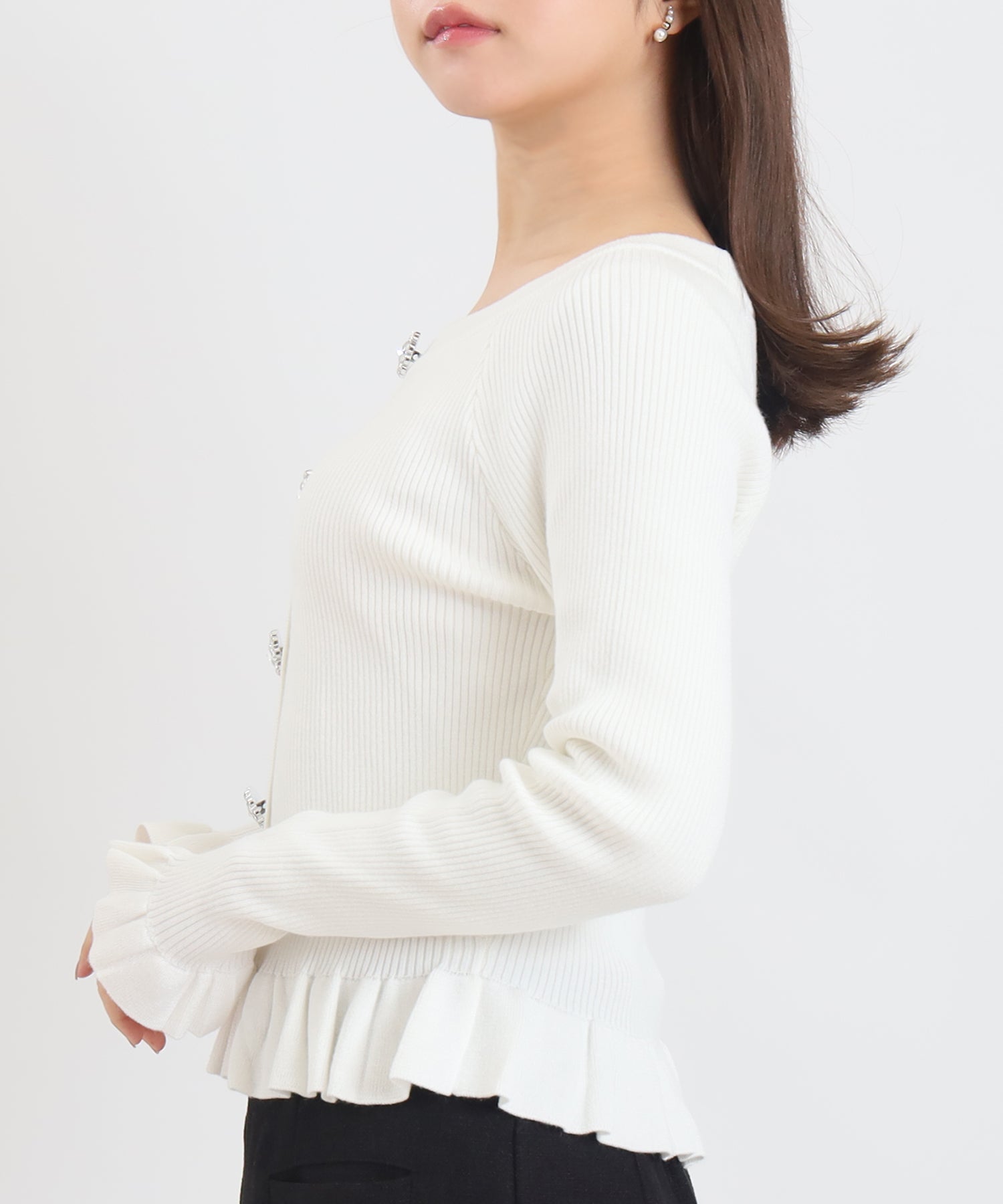 ホワイト　model：156　着用サイズ：M