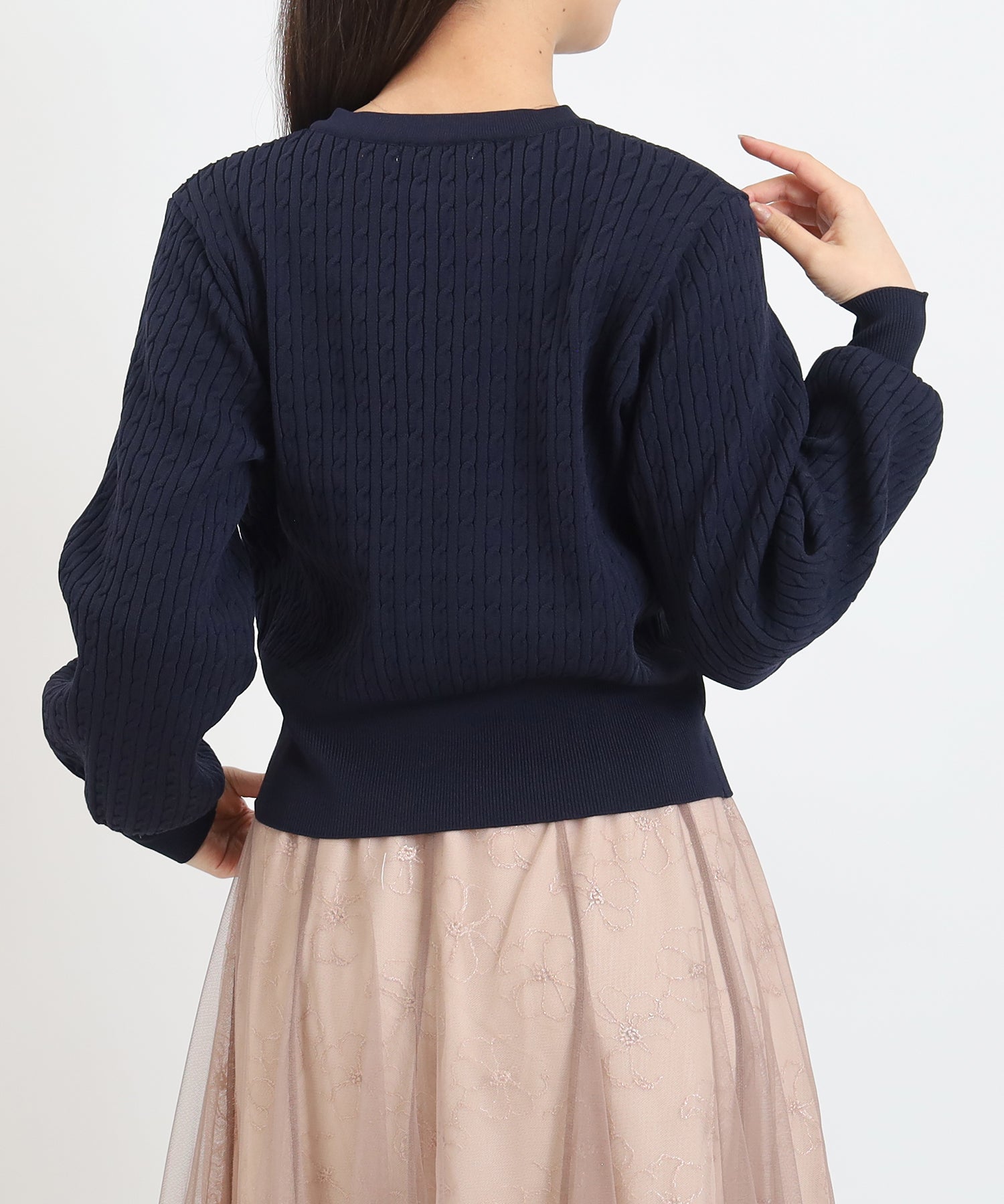 ネイビー　model：156　着用サイズ：M