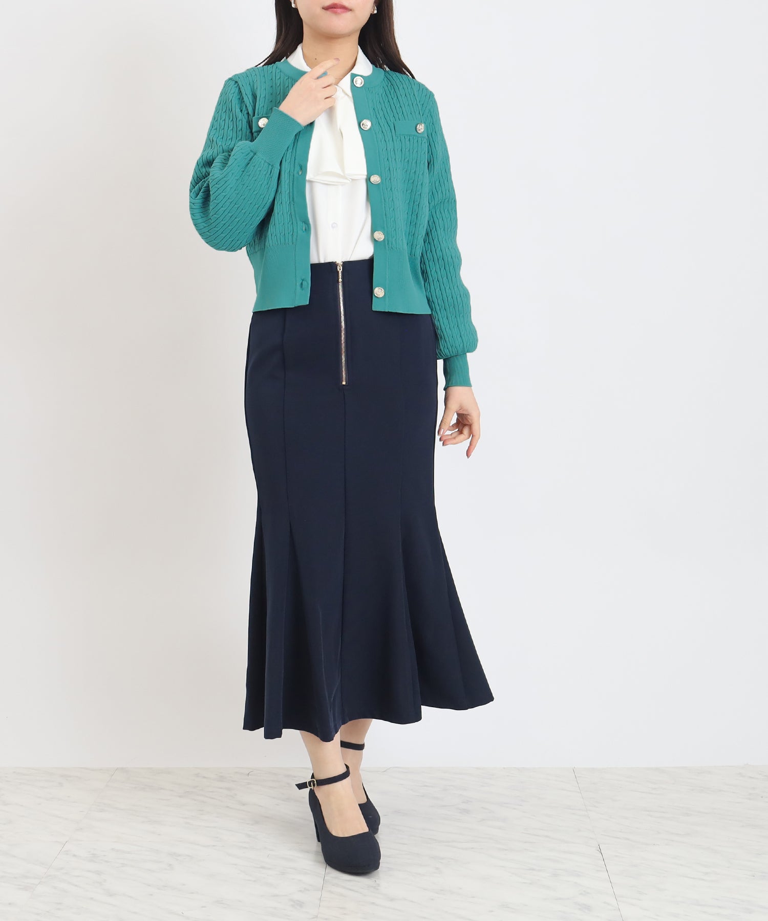 ミント　model：156　着用サイズ：M