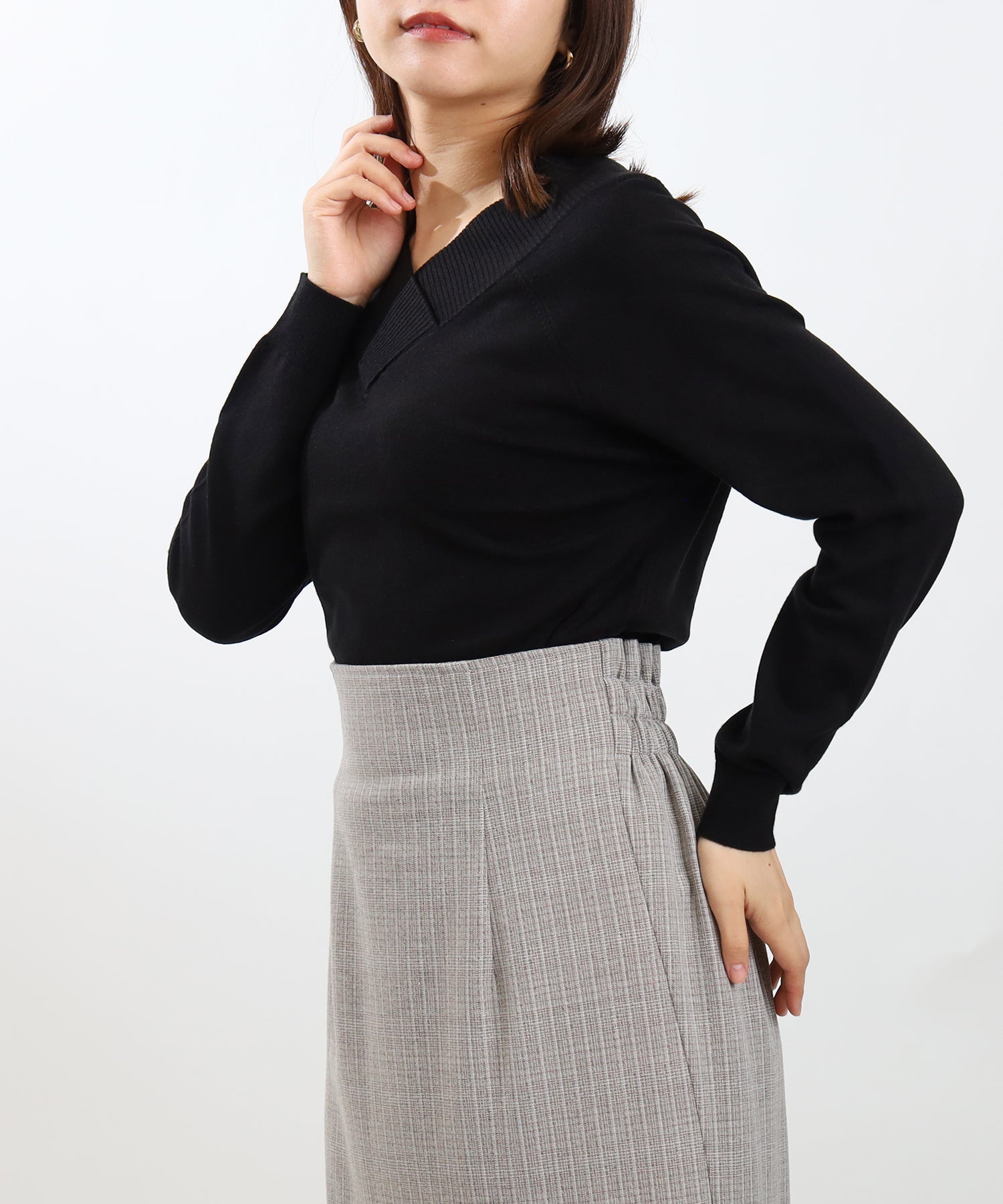 ブラック　model：156　着用サイズ：M