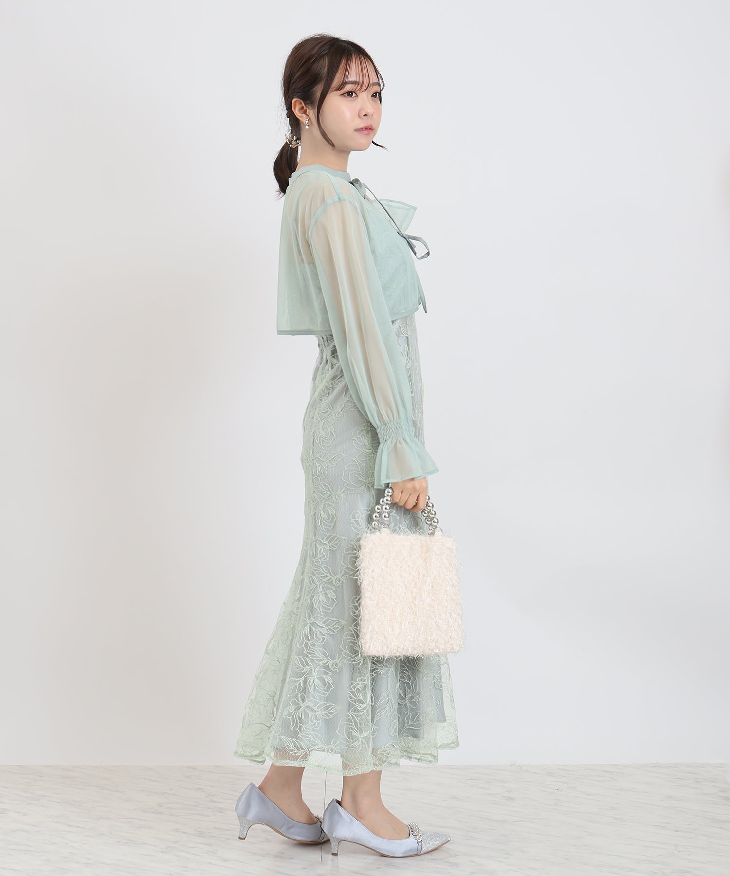 ミント　model：156　着用サイズ：S