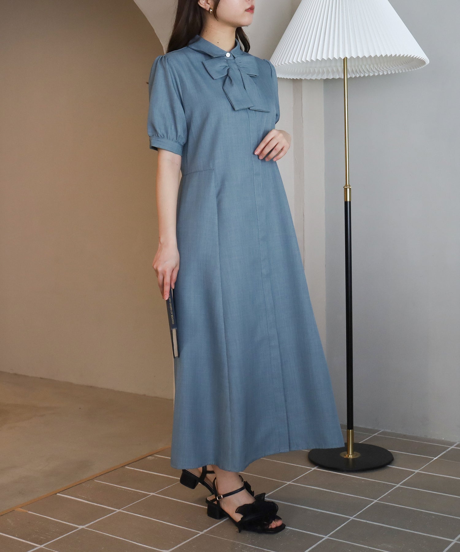 ブルーグリーン　model：156　着用サイズ：M